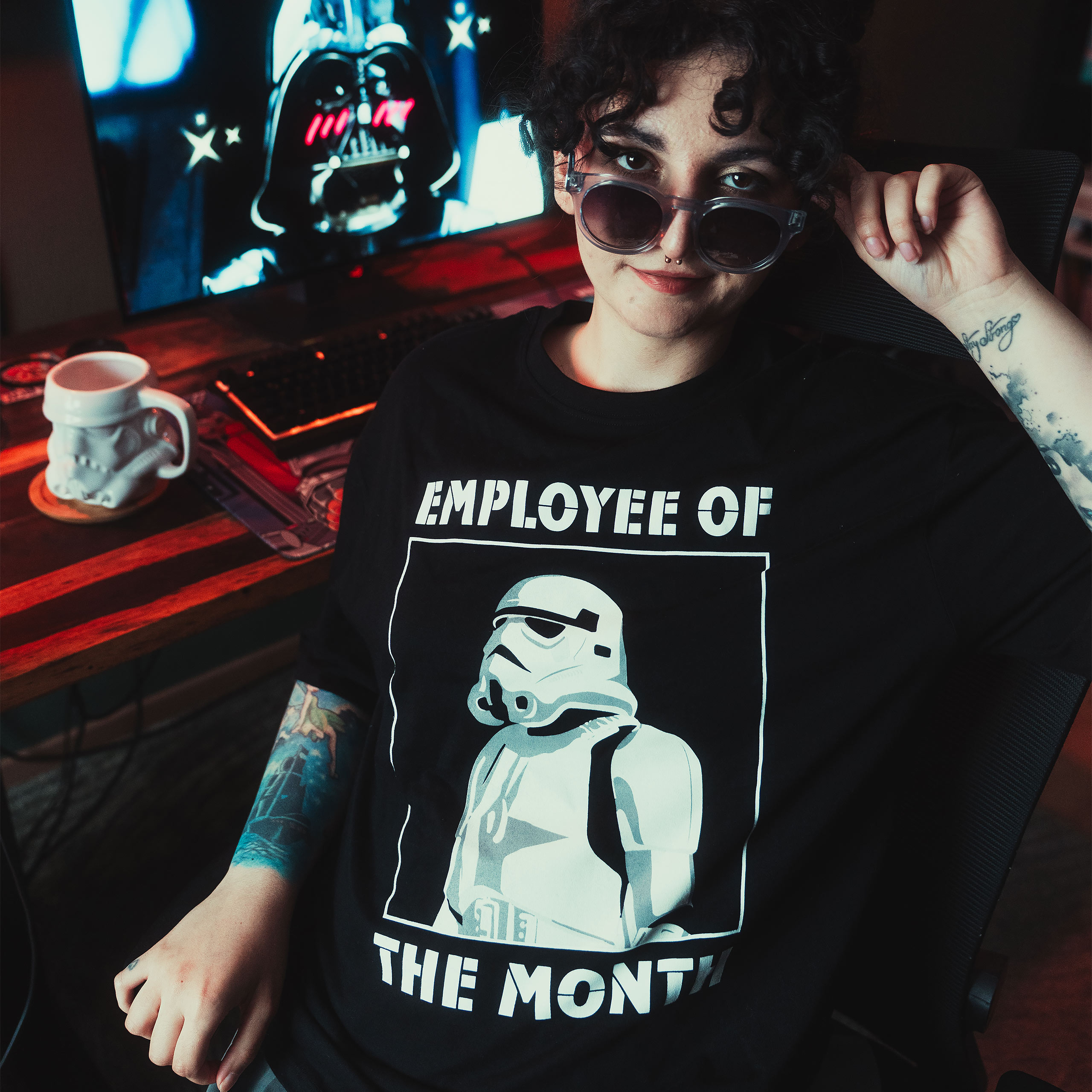 Star Wars - Stormtrooper Employee of the Month T-Shirt Black