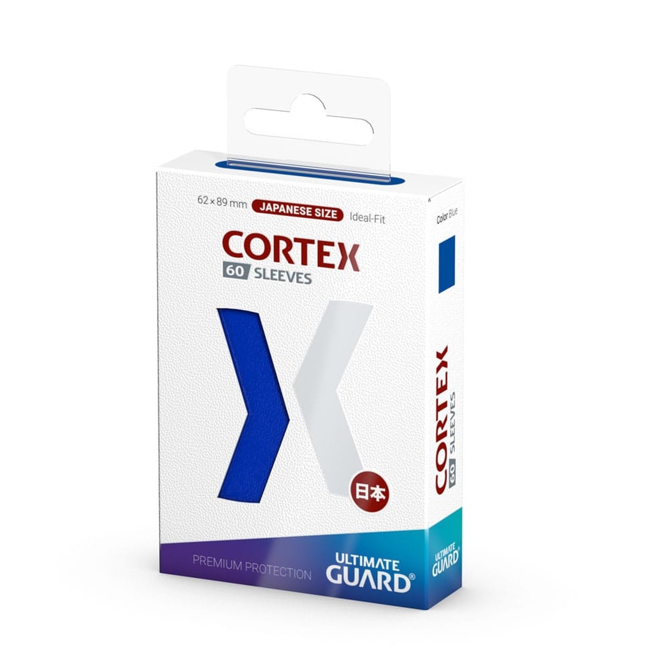 Ultimate Guard Cortex Sleeves japansk storlek (60) - Blå