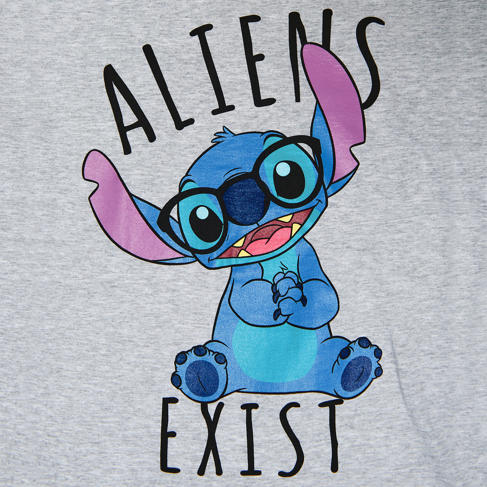 Lilo & Stitch - Aliens Exists Dames T-shirt Grijs