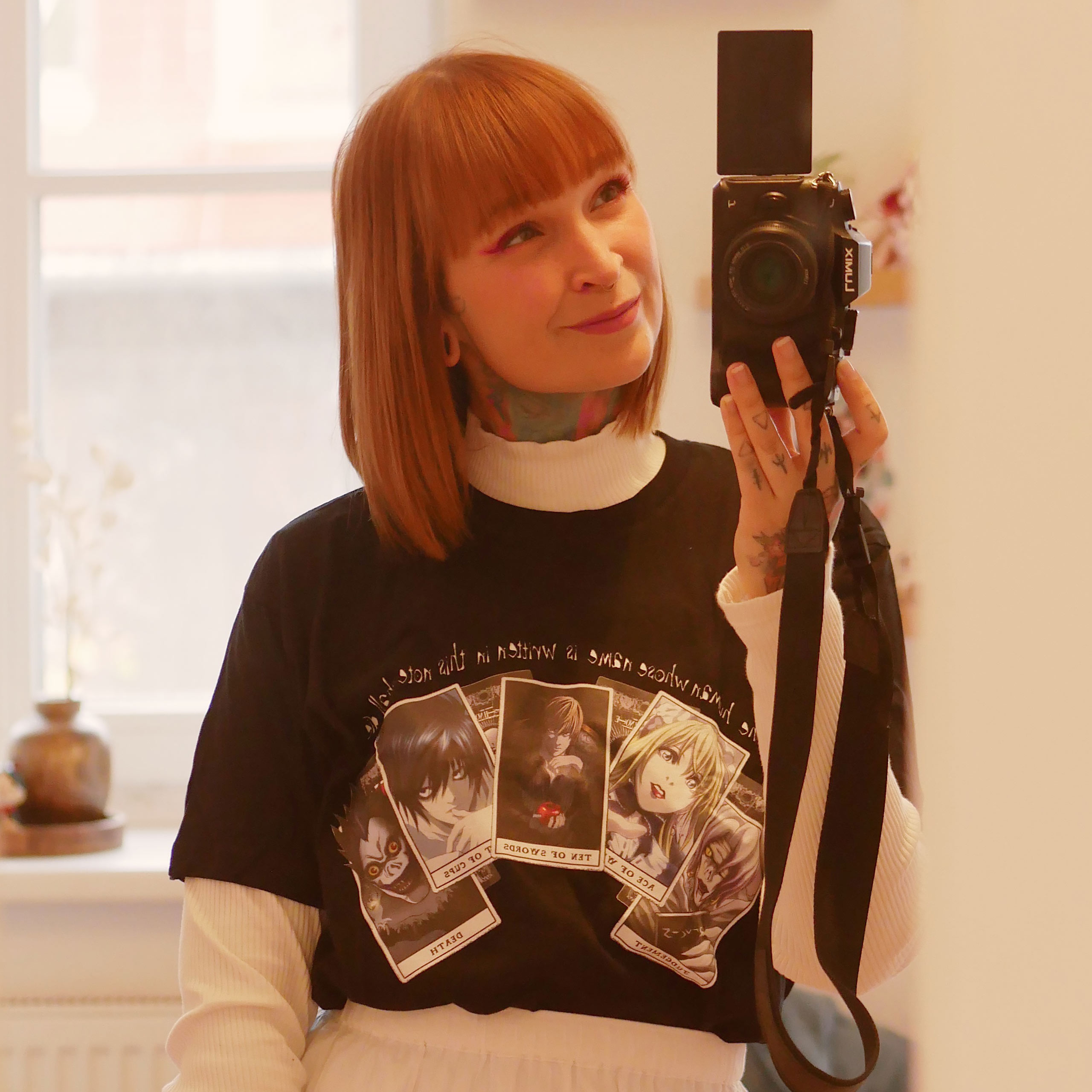 Death Note - T-shirt Playing Cards noir