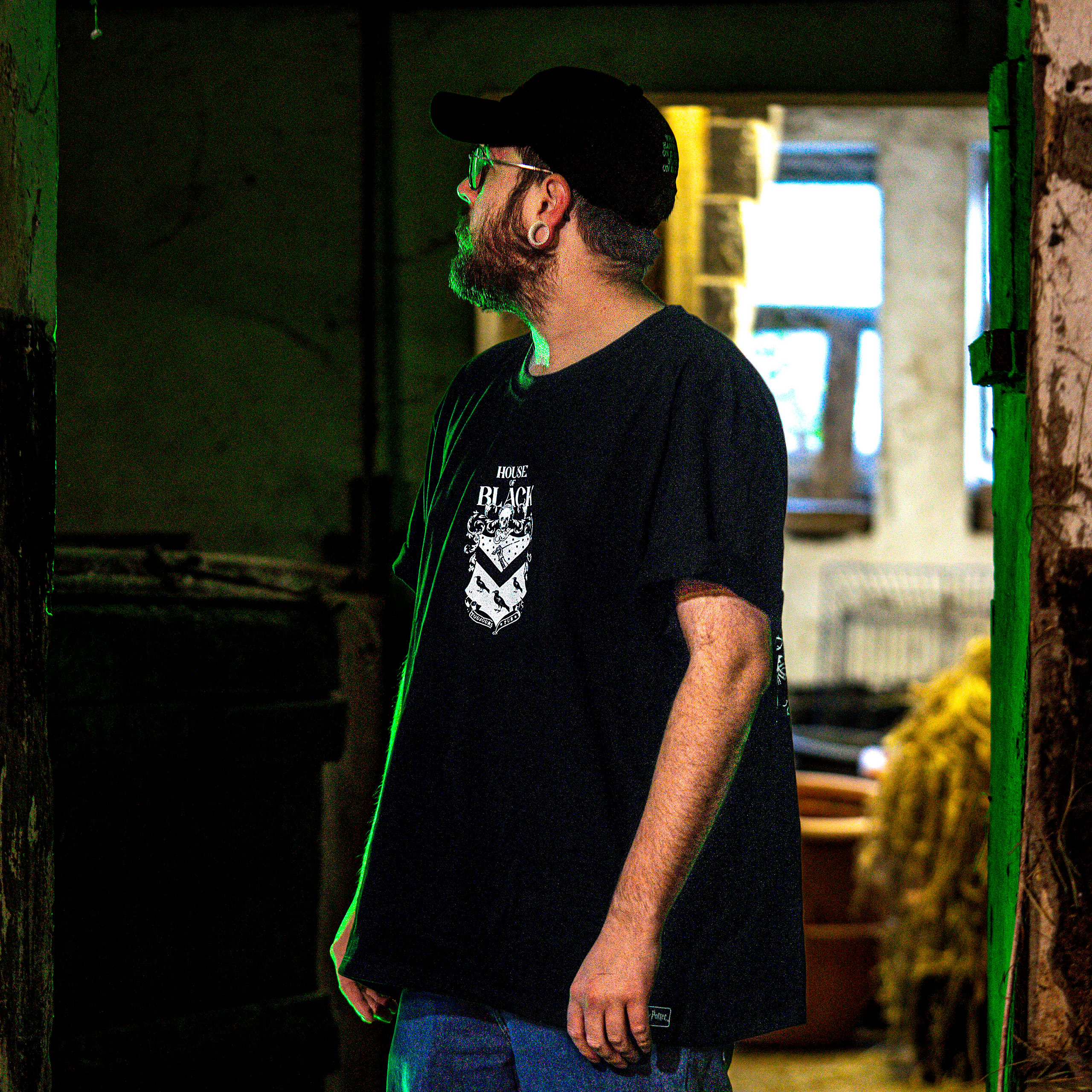 Harry Potter - Camiseta House of Black negra