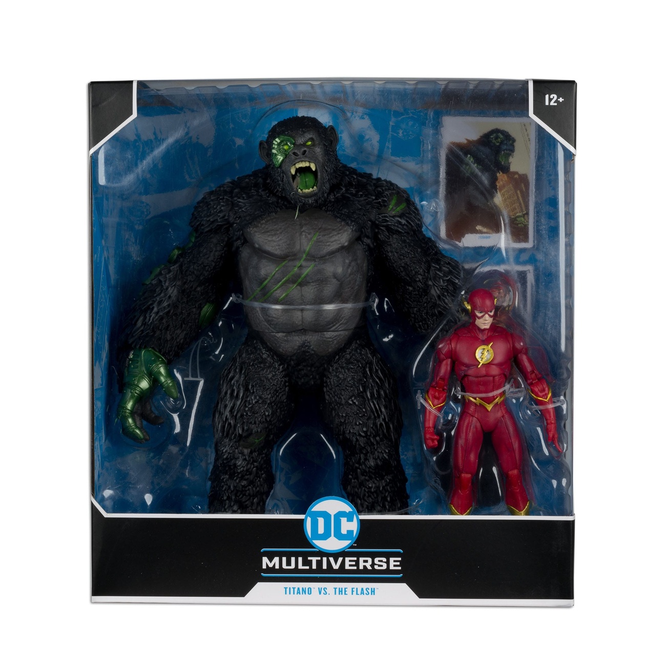 DC Multiverse figurines articulées pack de 2 Flash vs Titano 18 cm