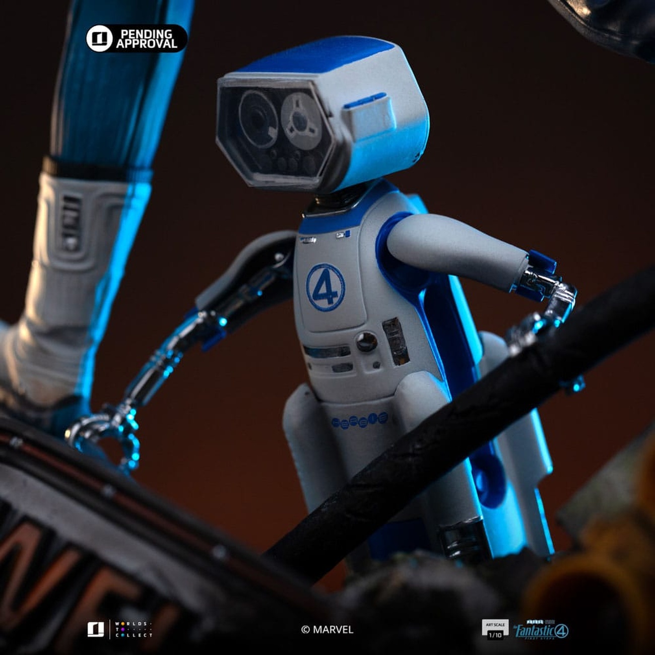 Fantastic Four Figurka Art Scale 1/10 Mr. Fantastic i H.E.R.B.I.E 26 cm