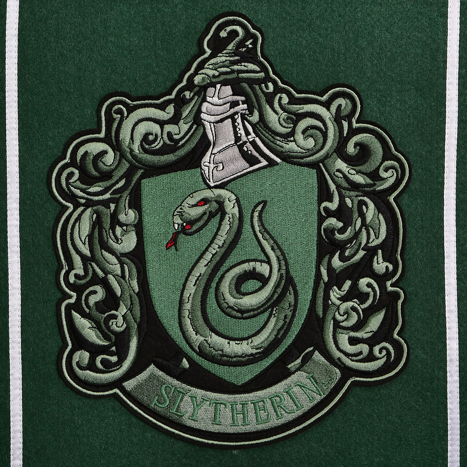 Harry Potter - Slytherin Wappen Banner Filz