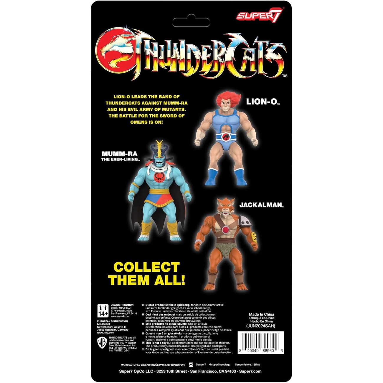 Thundercats Vintage Collection Actionfigur Wave 1 Jackalman 14 cm
