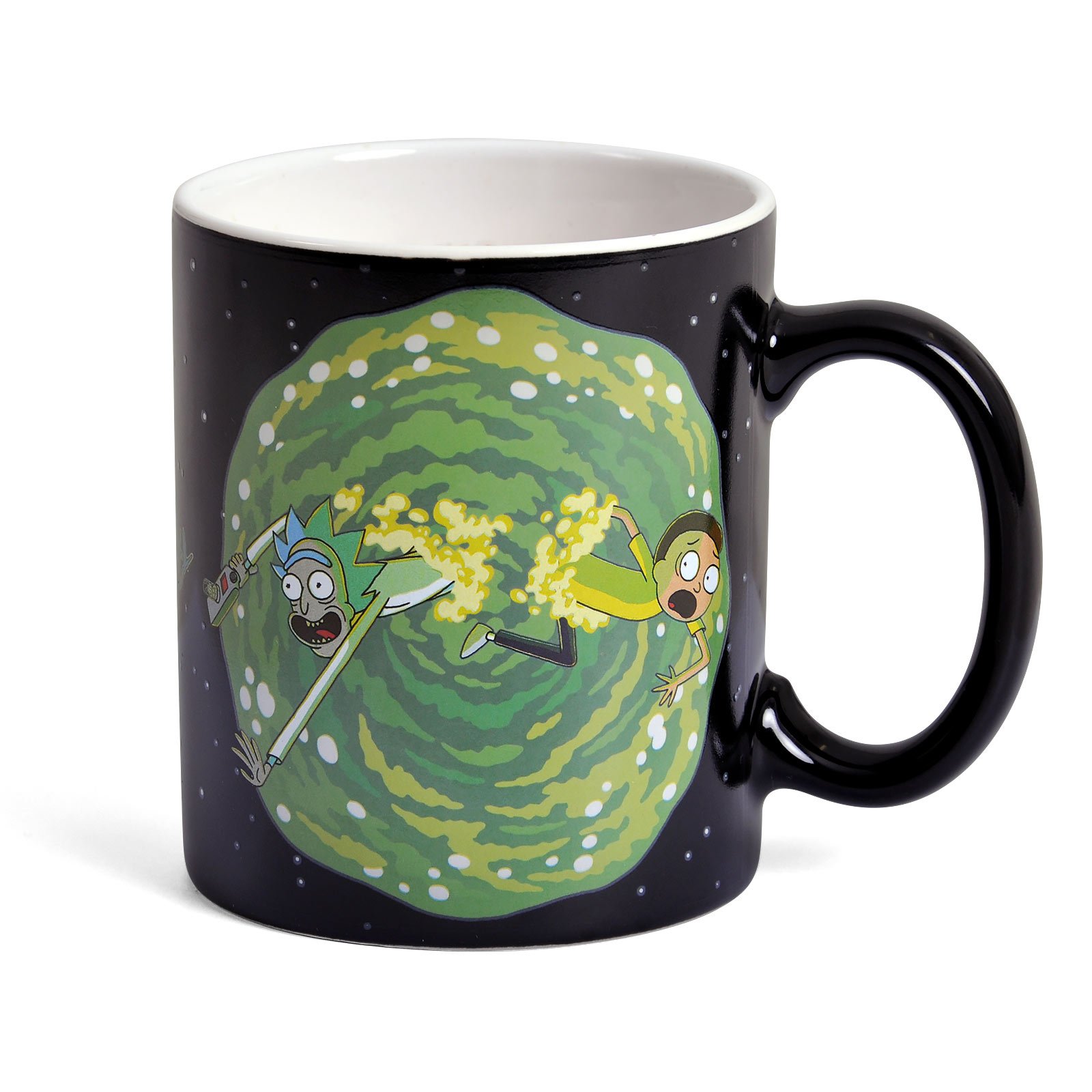 Tazza ABYstyle Rick & Morty: 320 Ml, Ceramica, Portale Dimensionale, Lavabile In Microonde E Lavastoviglie