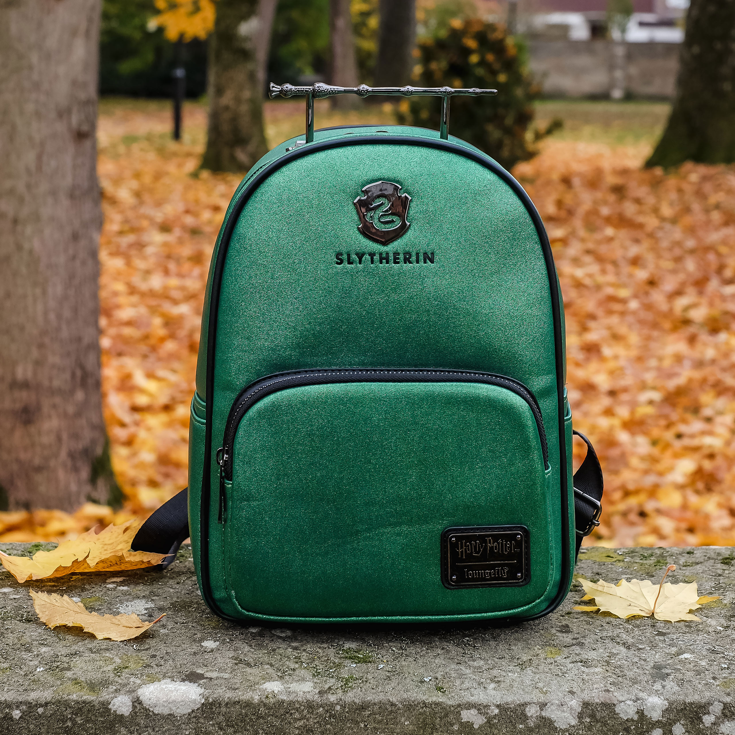 Harry Potter - Slytherin Glitter Mini Rucksack