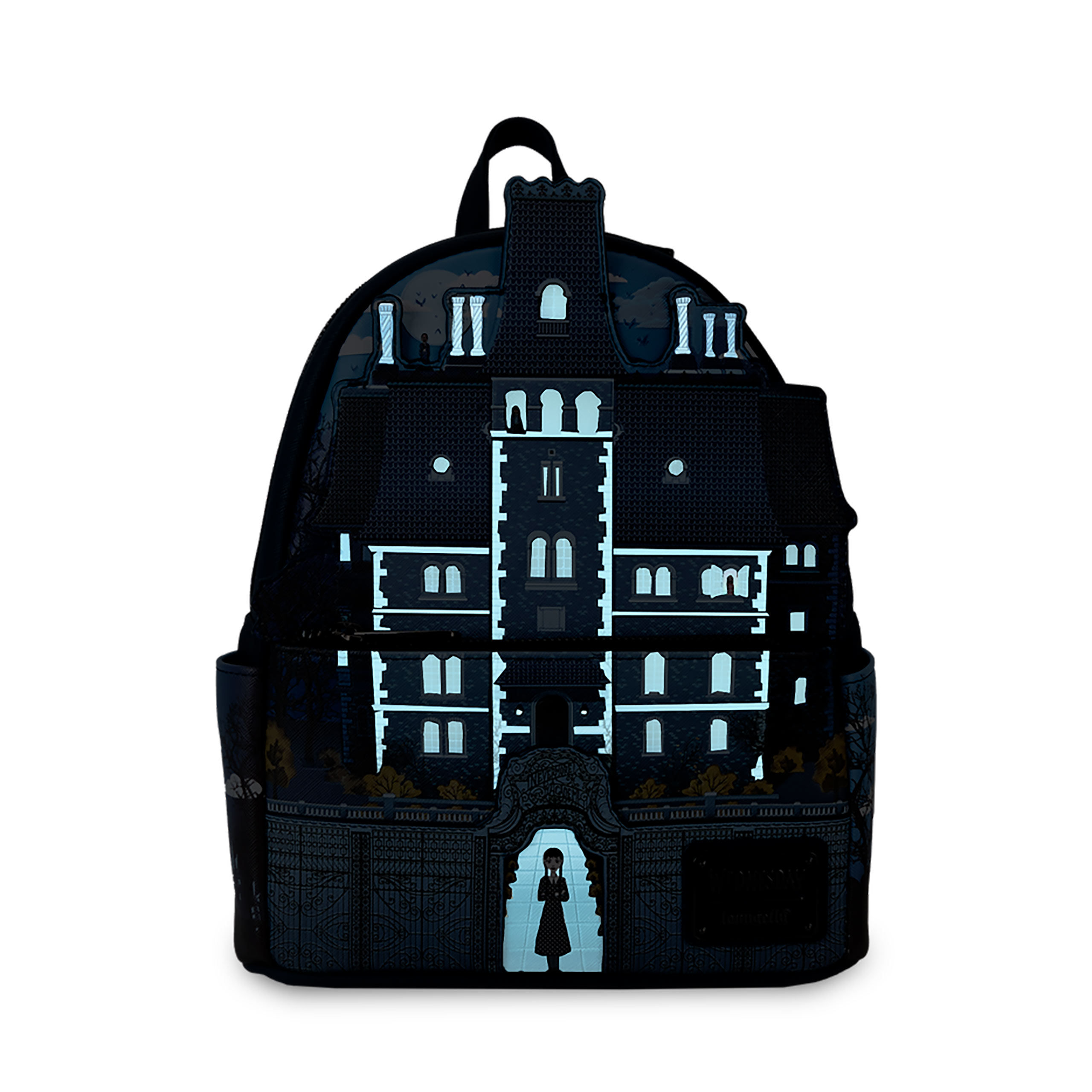 Wednesday - Nevermore Academy Glow in the Dark Mini Backpack