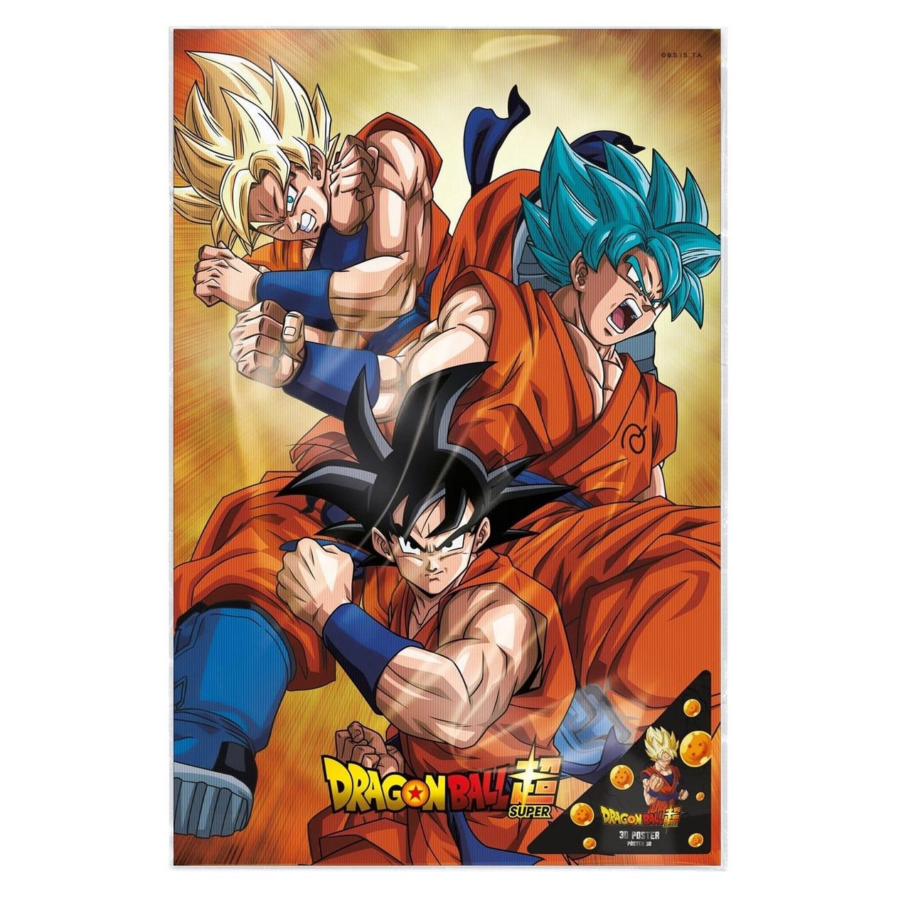 Dragon Ball Super Poster 3D Champa Goku 38 x 58 cm