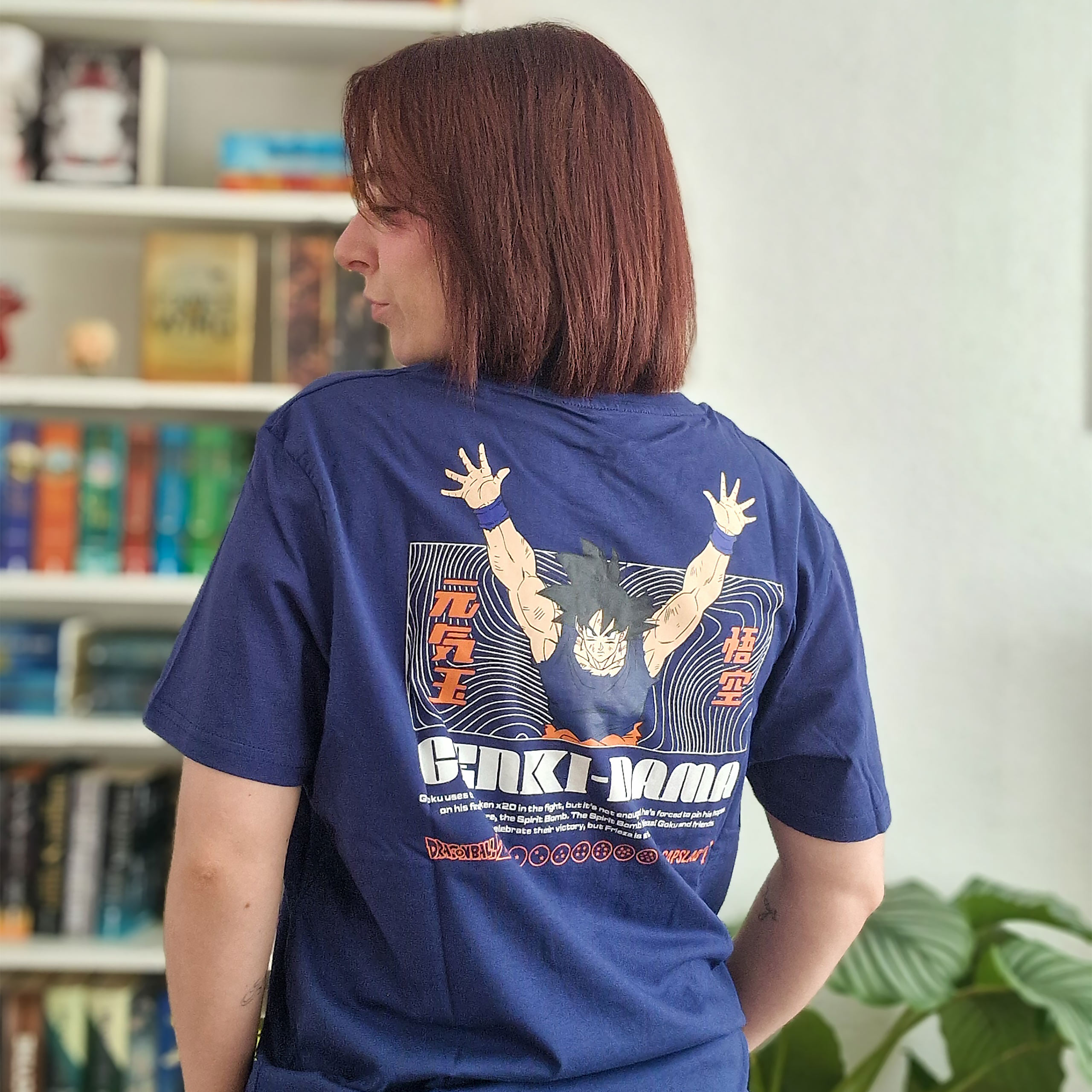 Dragon Ball Super - T-shirt Genki Dama blu