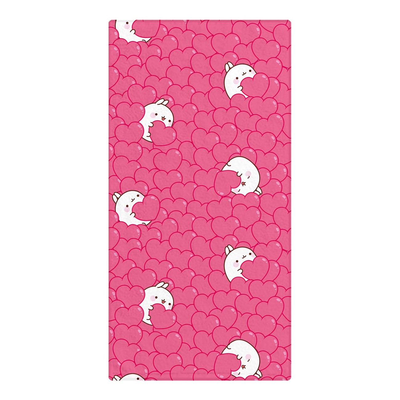 Molang Handduk Hearts 150 x 75 cm