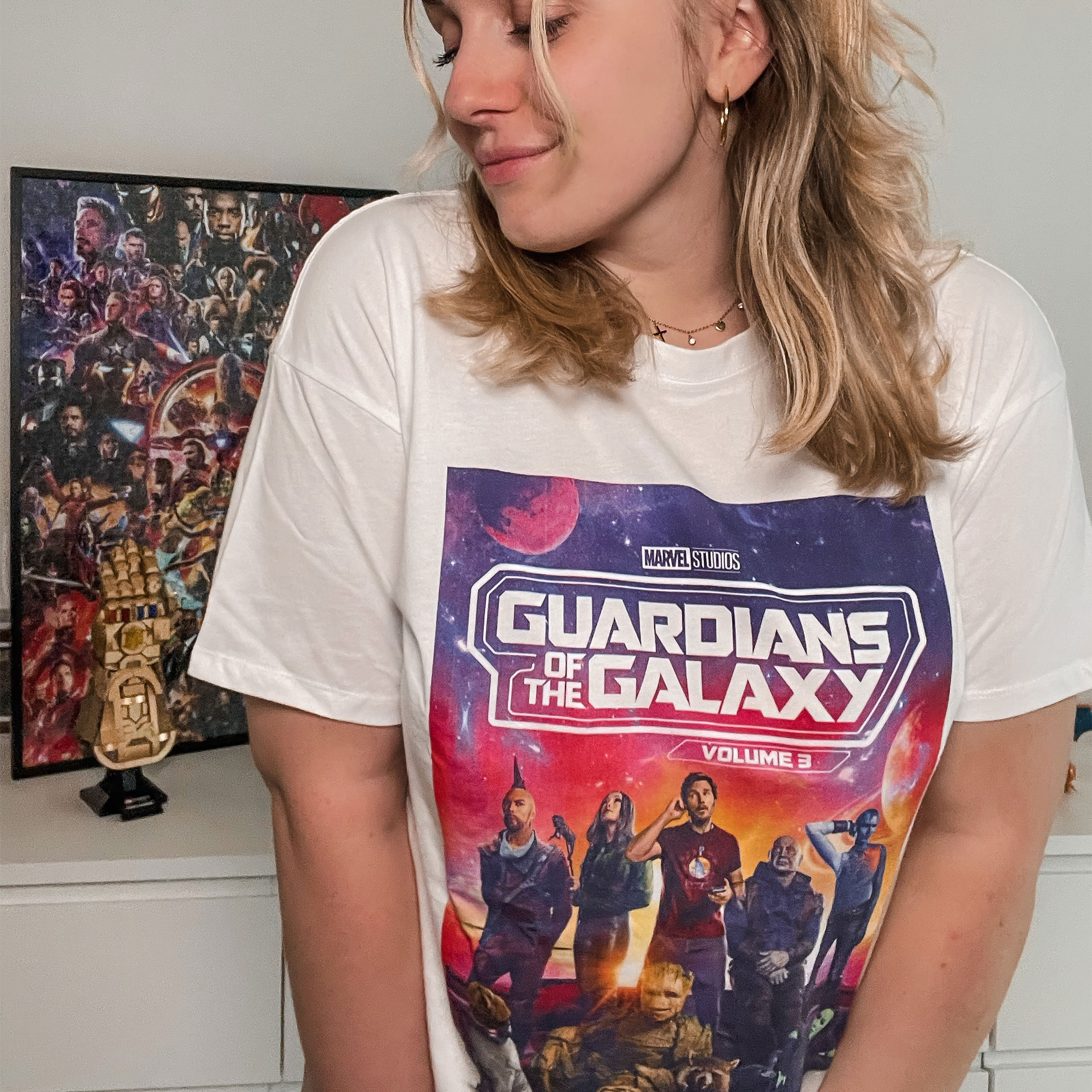 Guardians of the Galaxy - Crew T-Shirt weiß