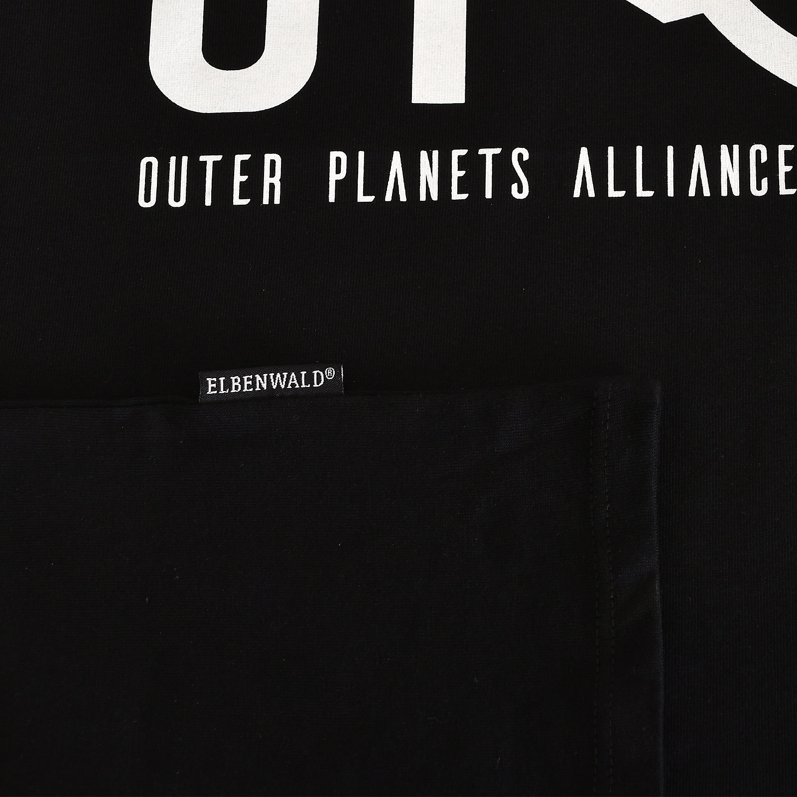 T-shirt logo de l'Alliance des Planètes Extérieures pour les fans de The Expanse noir