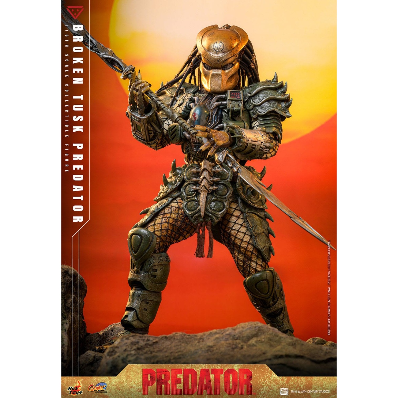 Alien vs. Predator - Broken Tusk Predator Masterpiece 1:6 Action Figure