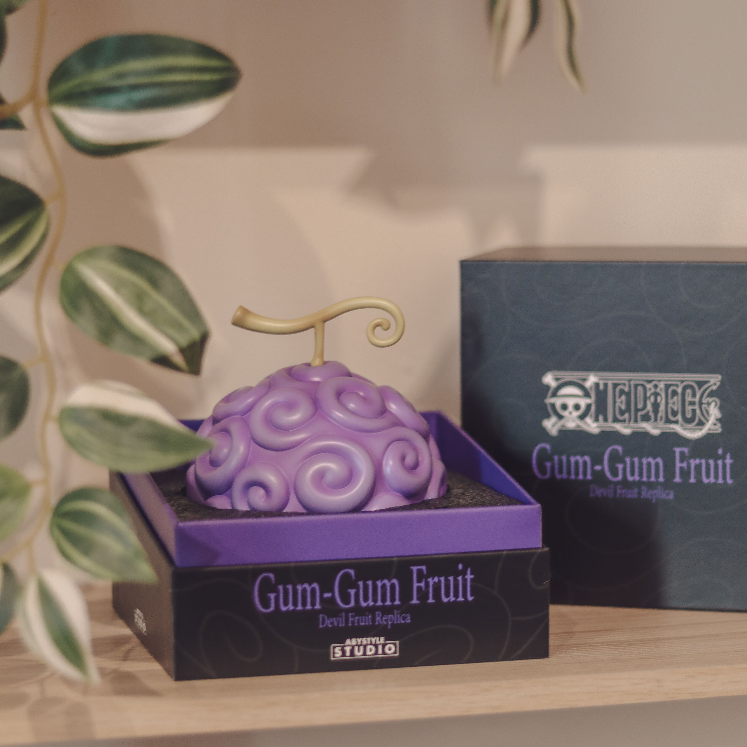 Réplique du Fruit du Démon Gomu Gomu en boîte cadeau - One Piece