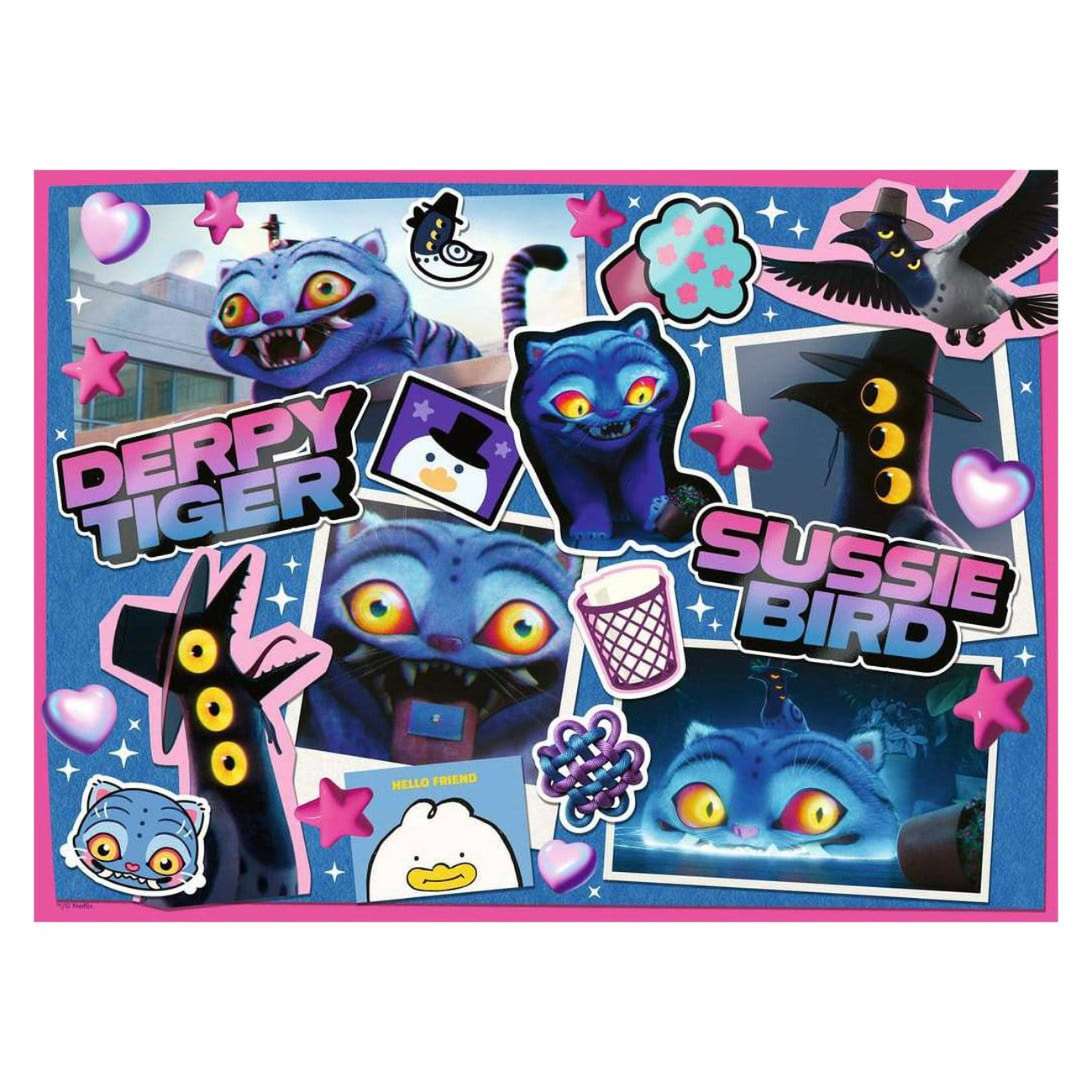 KPop Demon Hunters puzzle infantil Derpy & Sussie (300 piezas XXL)