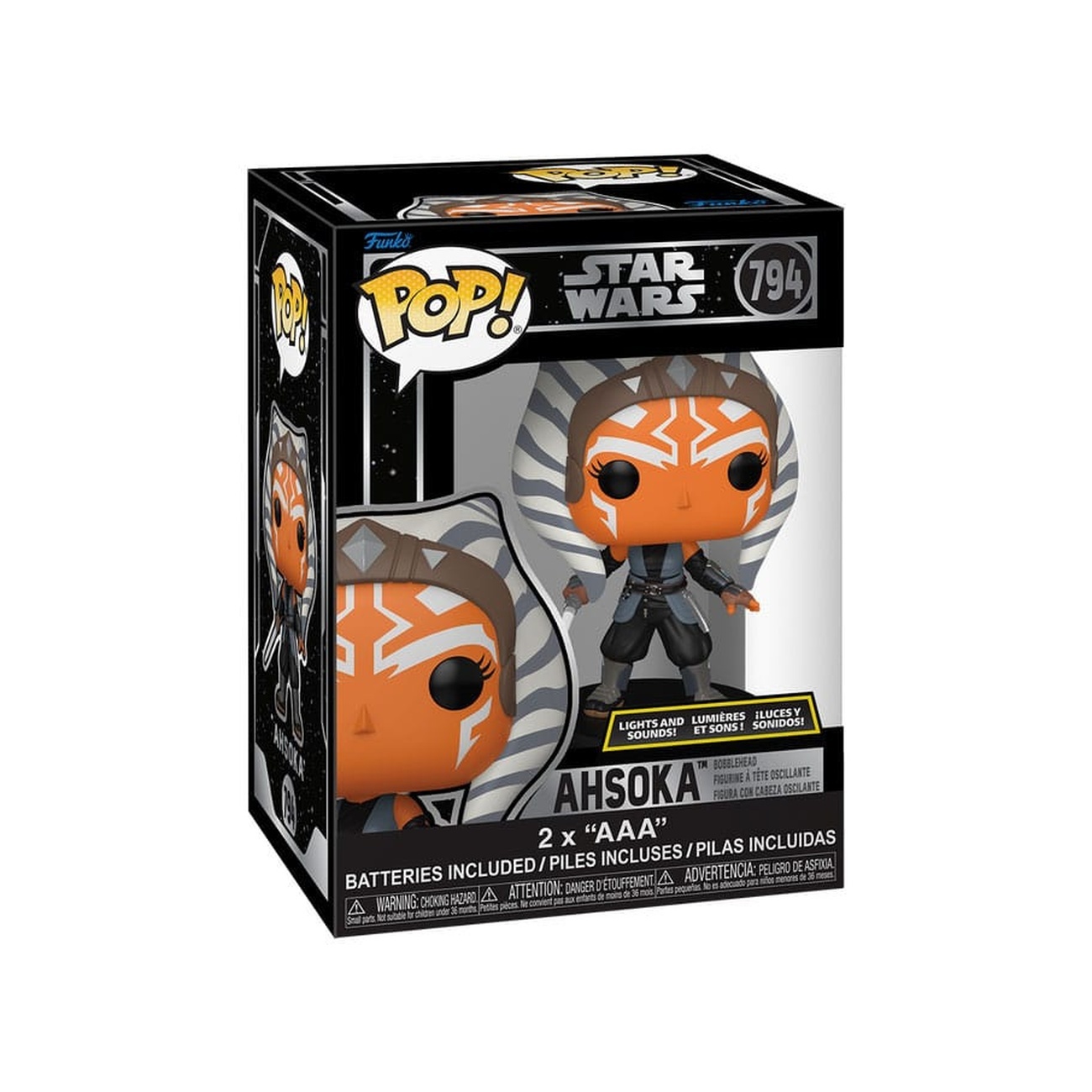 Star Wars Super Sized POP! Figura in vinile Super Ahsoka (SFX) 9 cm