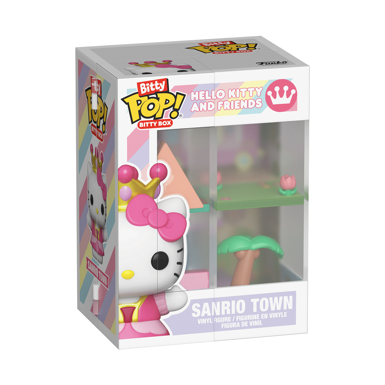Hello Kitty - Présentoir Funko Bitty Pop Sanrio Town avec 2 figurines