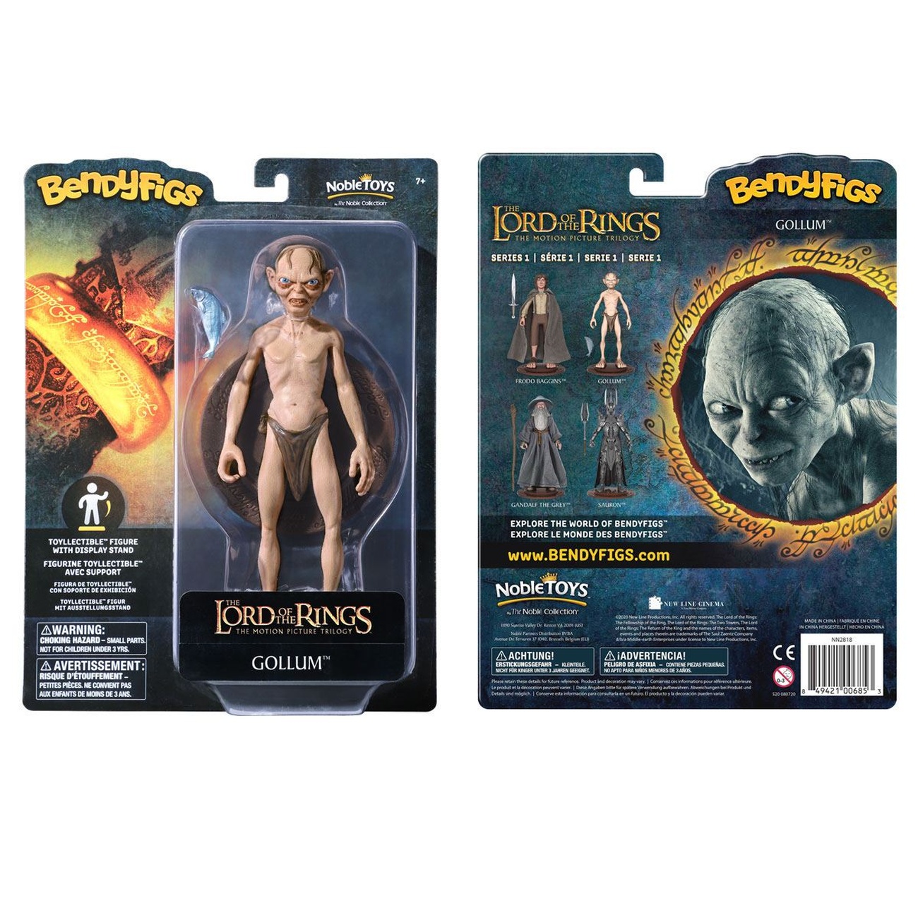 Władca Pierścieni – figurka Golluma Bendyfigs