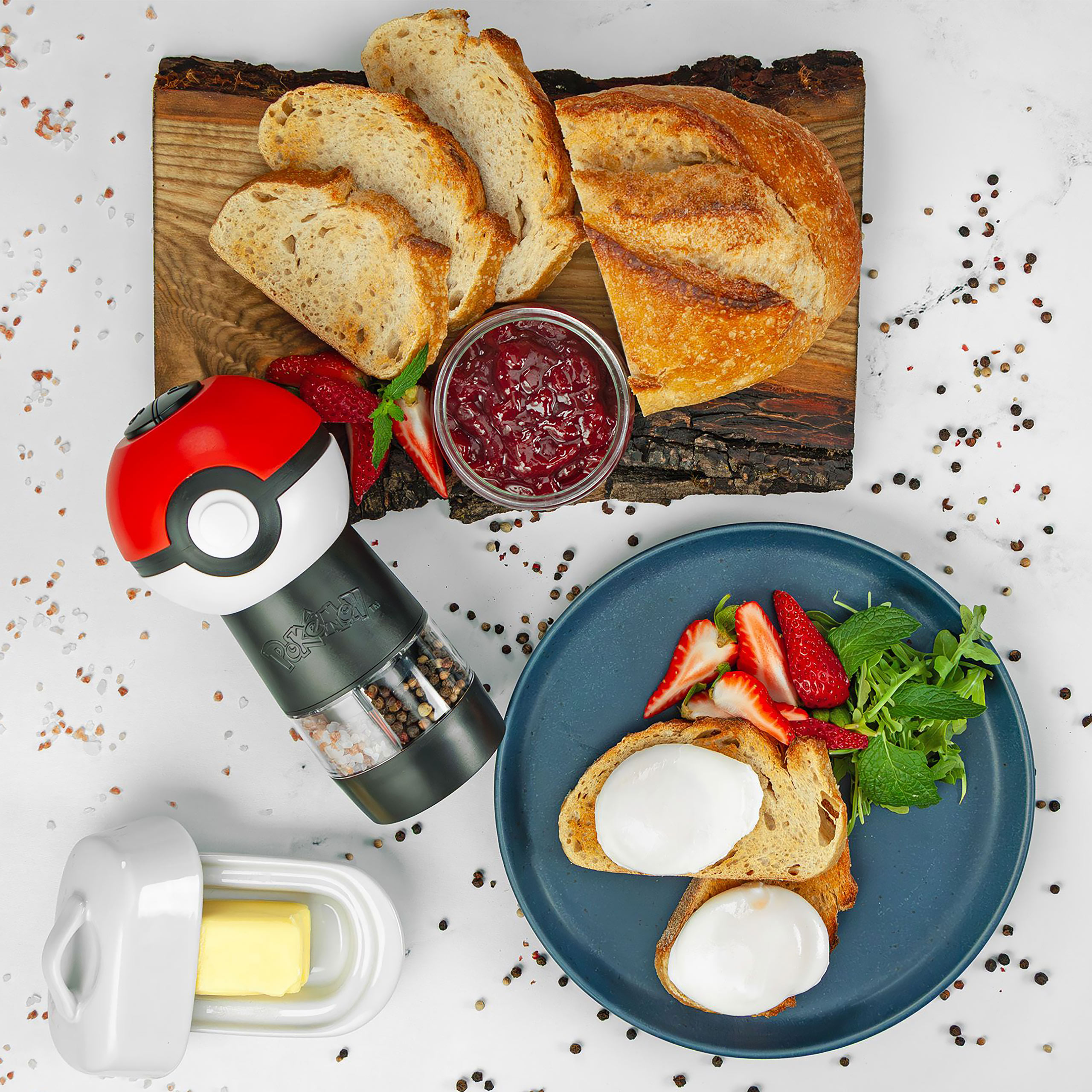 Pokémon - Poké Ball Elektrische zout- & pepermaal