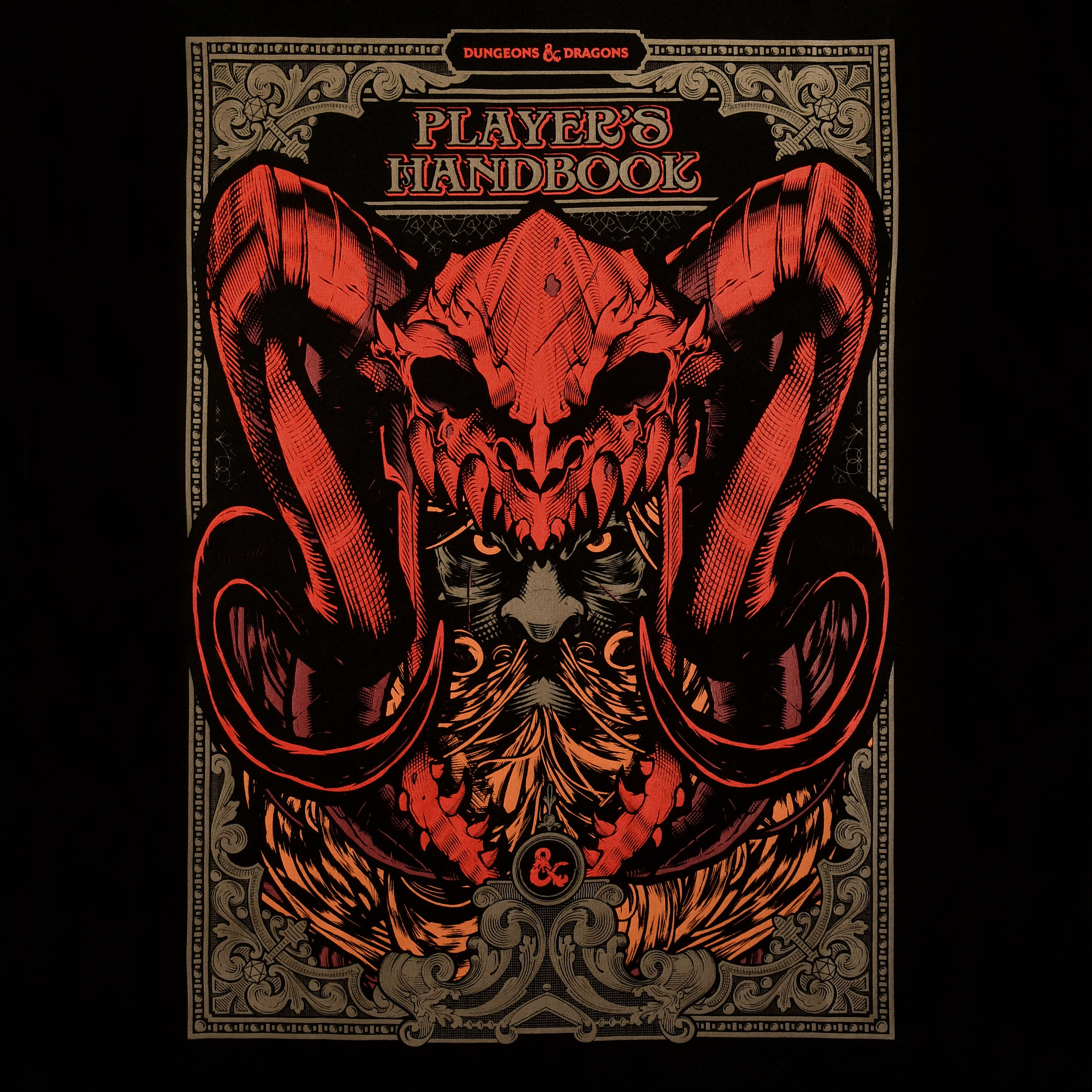 Dungeons & Dragons - Player's Handbook T-Shirt Zwart
