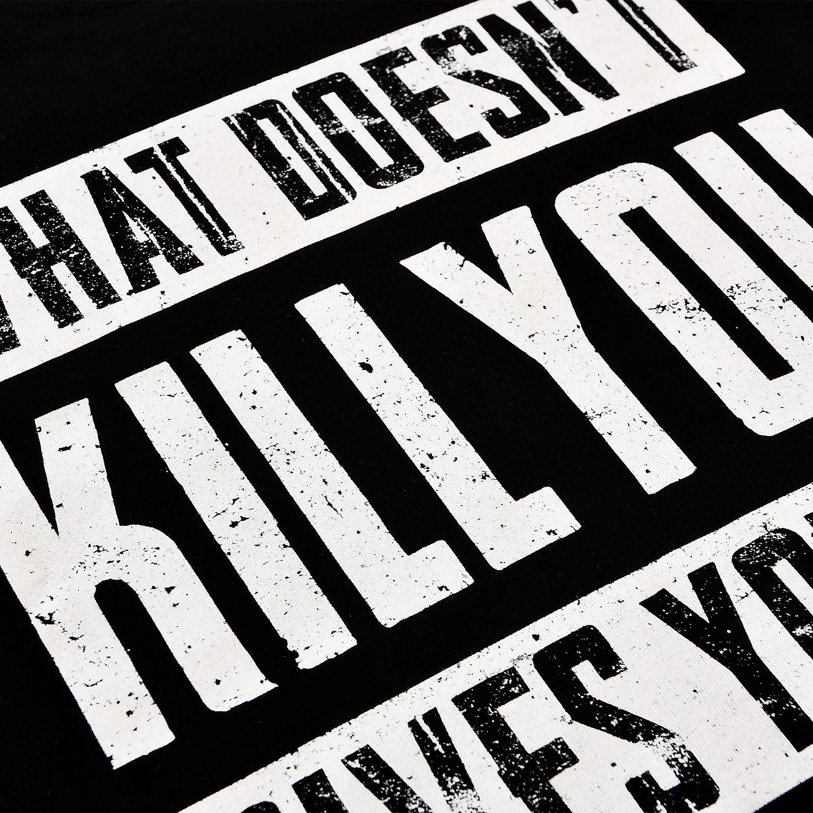 Wat je niet doodt, geeft je XP zwart T-shirt