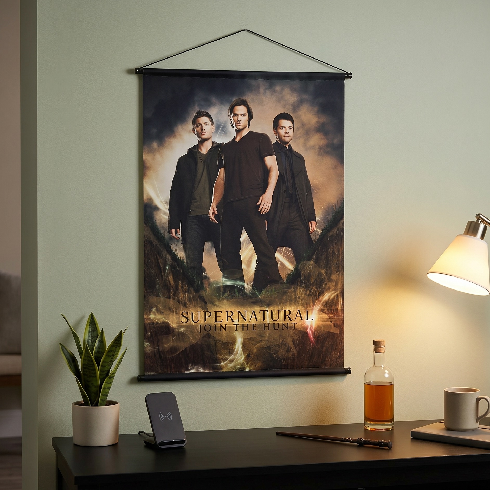 Supernatural - Join the Hunt Poster in tessuto