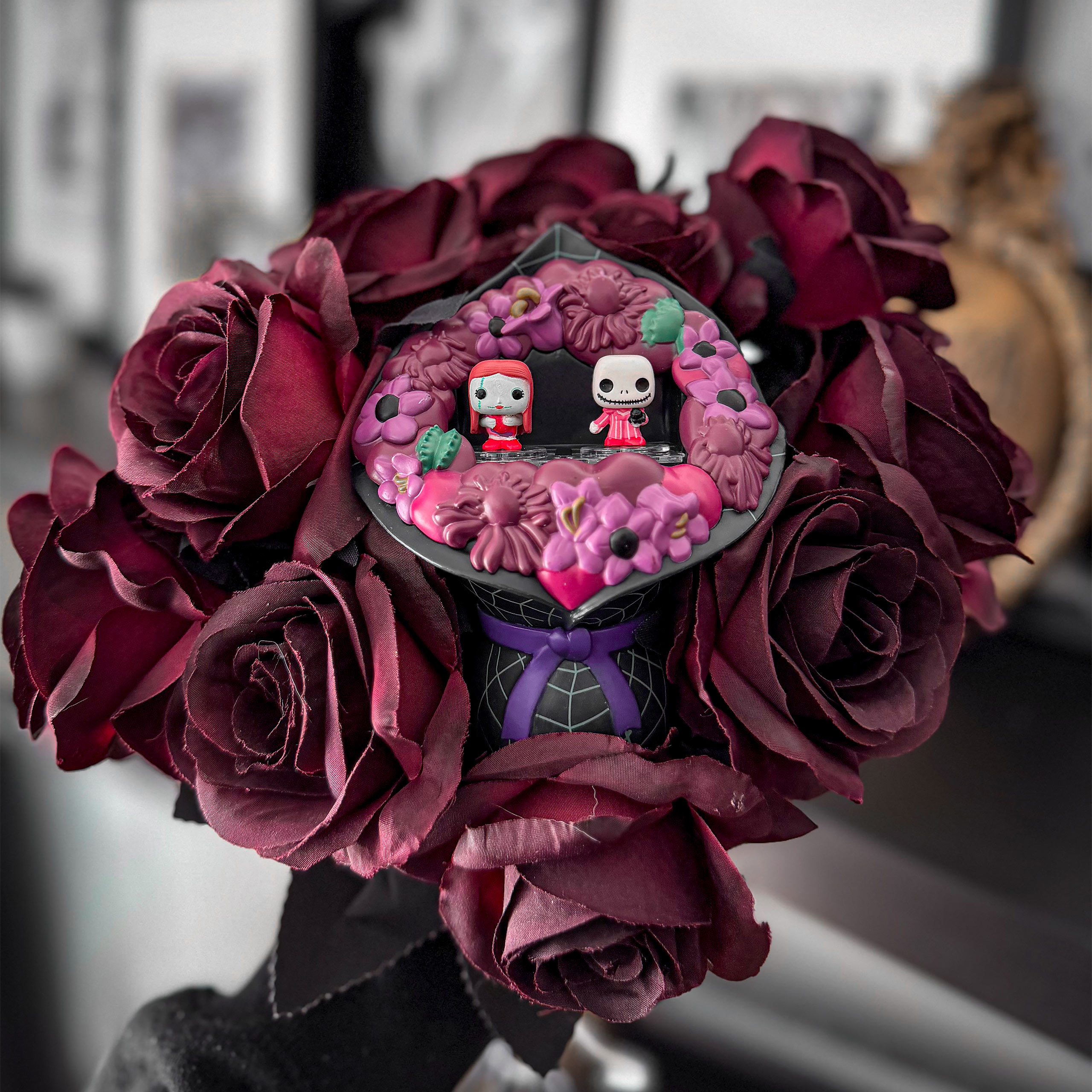 Pesadilla antes de Navidad - Ramo Funko Bitty Pop de San Valentín de Sally y Jack