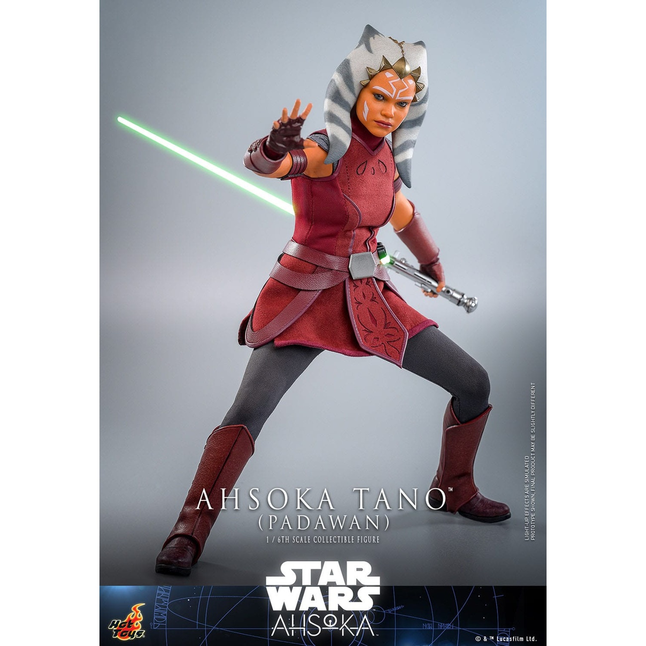 Star Wars: Ahsoka Figura de acción 1/6 Ahsoka Tano (Padawan) 27 cm