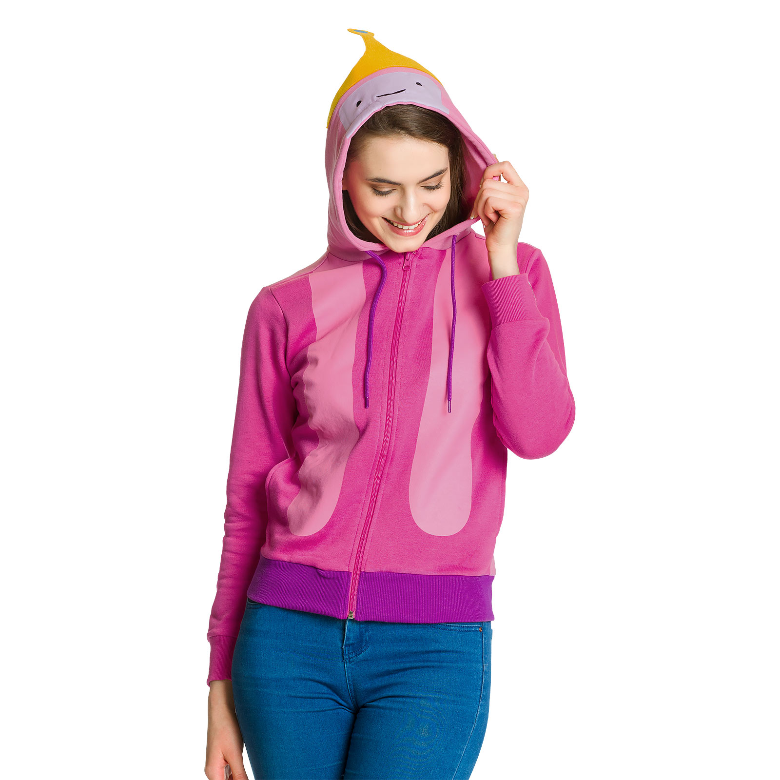 Adventure Time - Princess Bubblegum Kapuzenjacke Damen pink