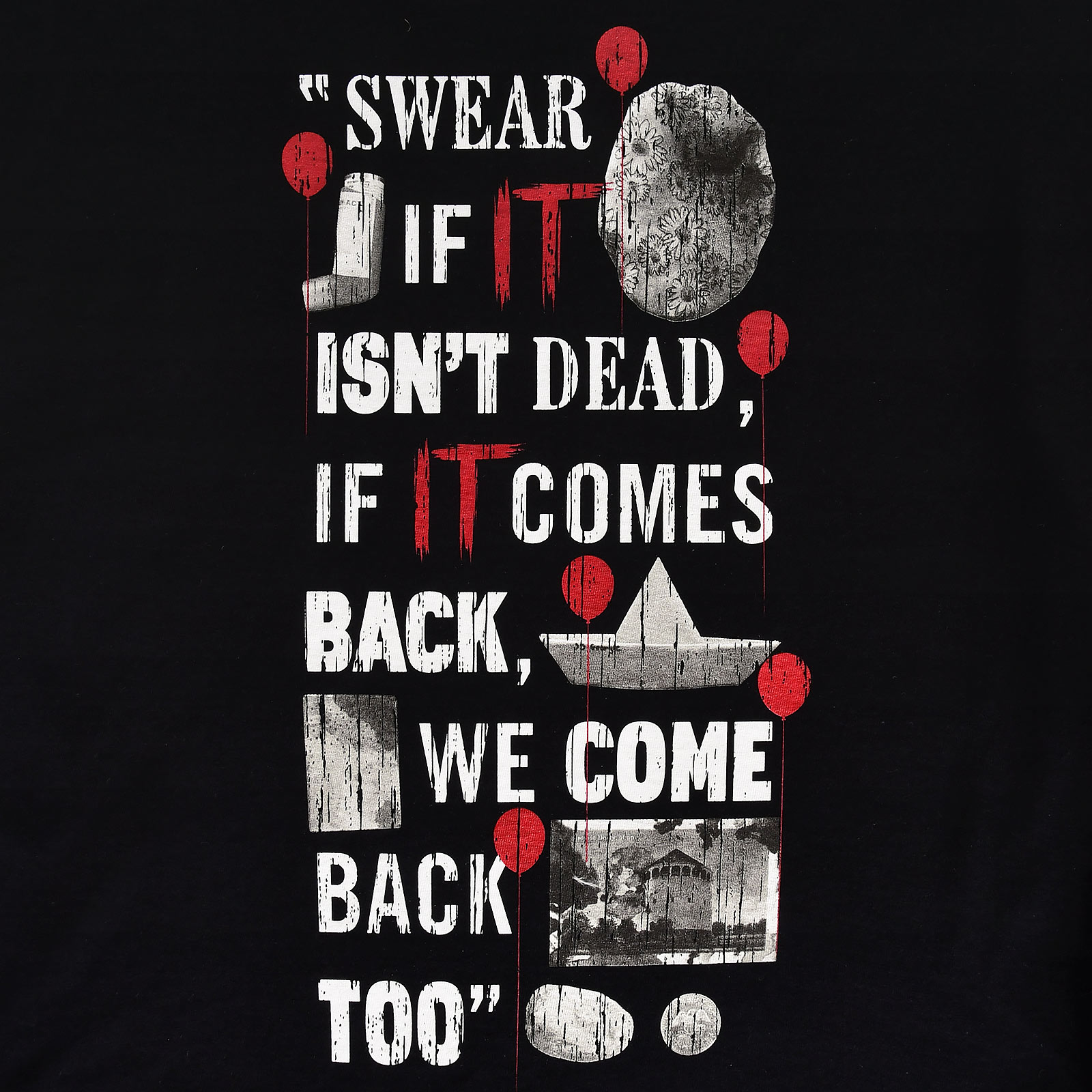 Stephen King's IT - Bloedeed T-shirt zwart