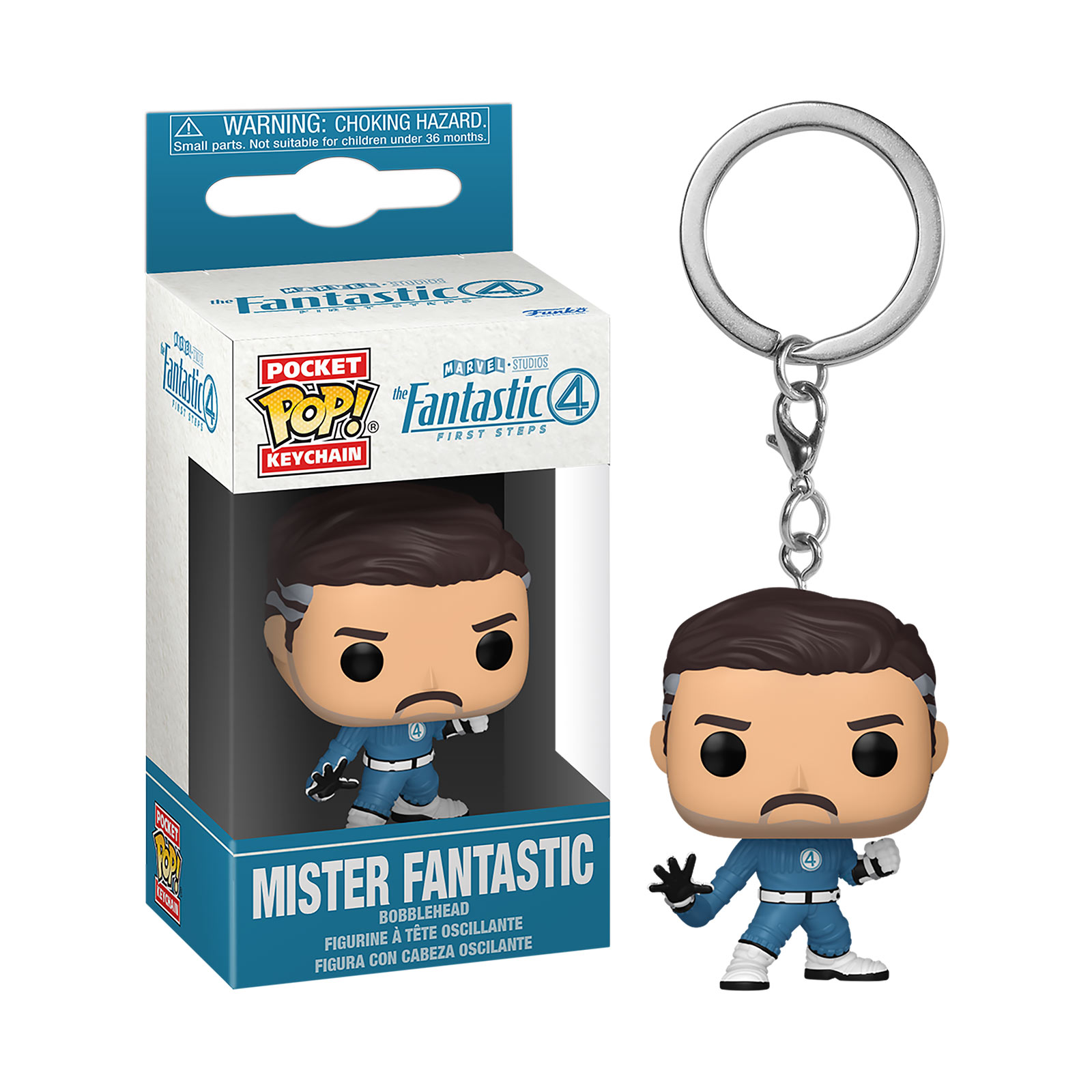 Les Quatre Fantastiques - Mister Fantastic Porte-clés Funko Pop
