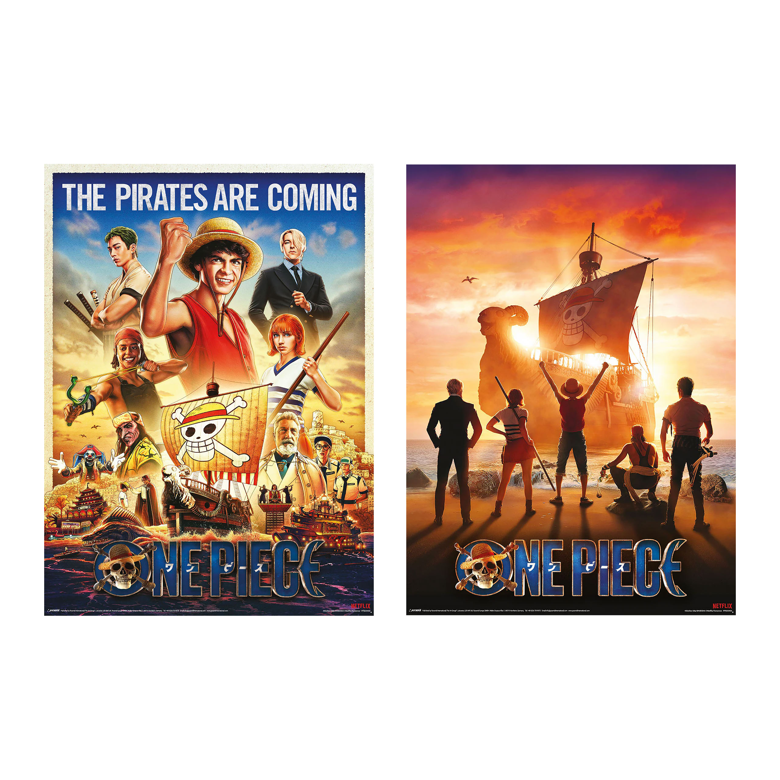 One Piece - Live Action Poster 2-delig Set