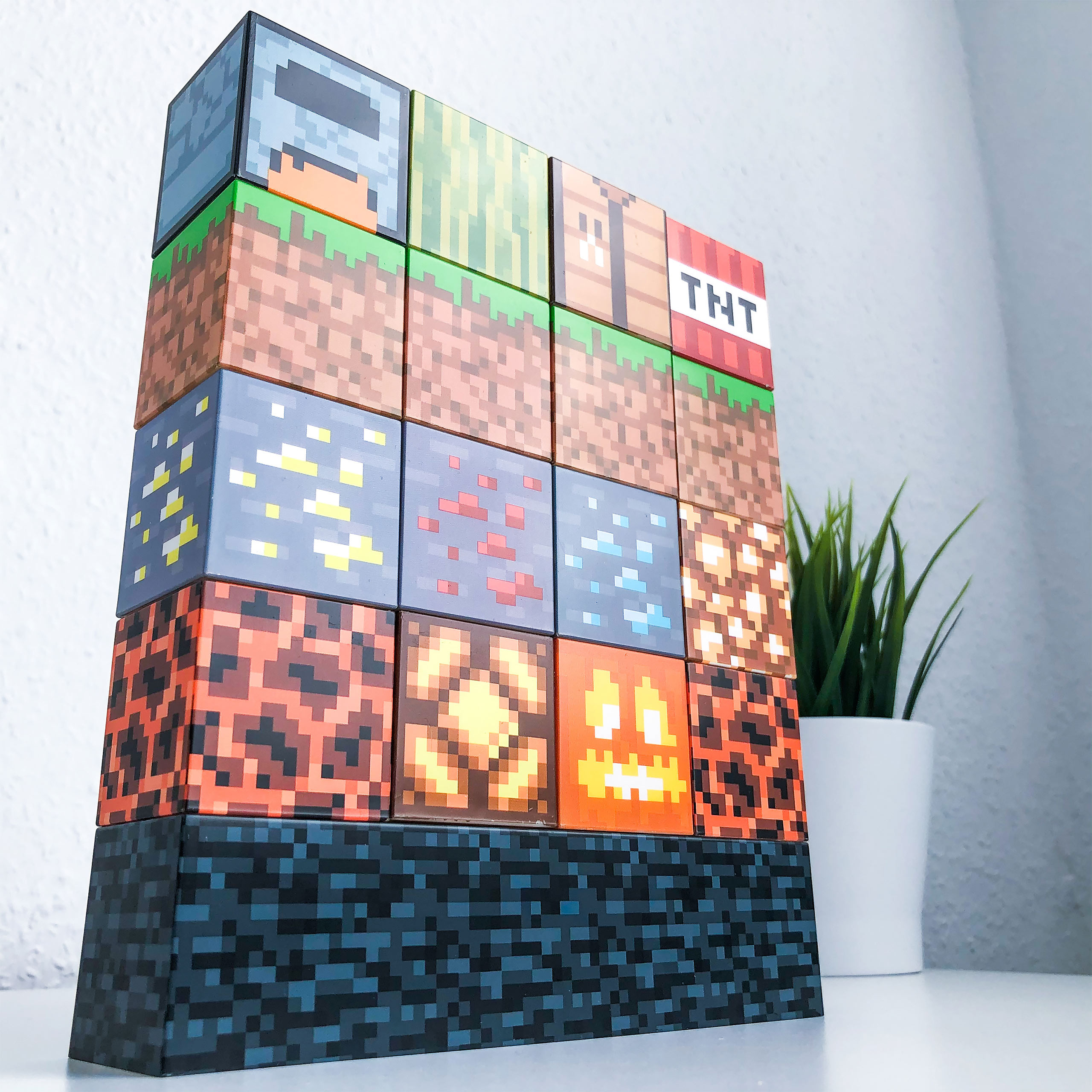 Minecraft - Lampe de table en bloc