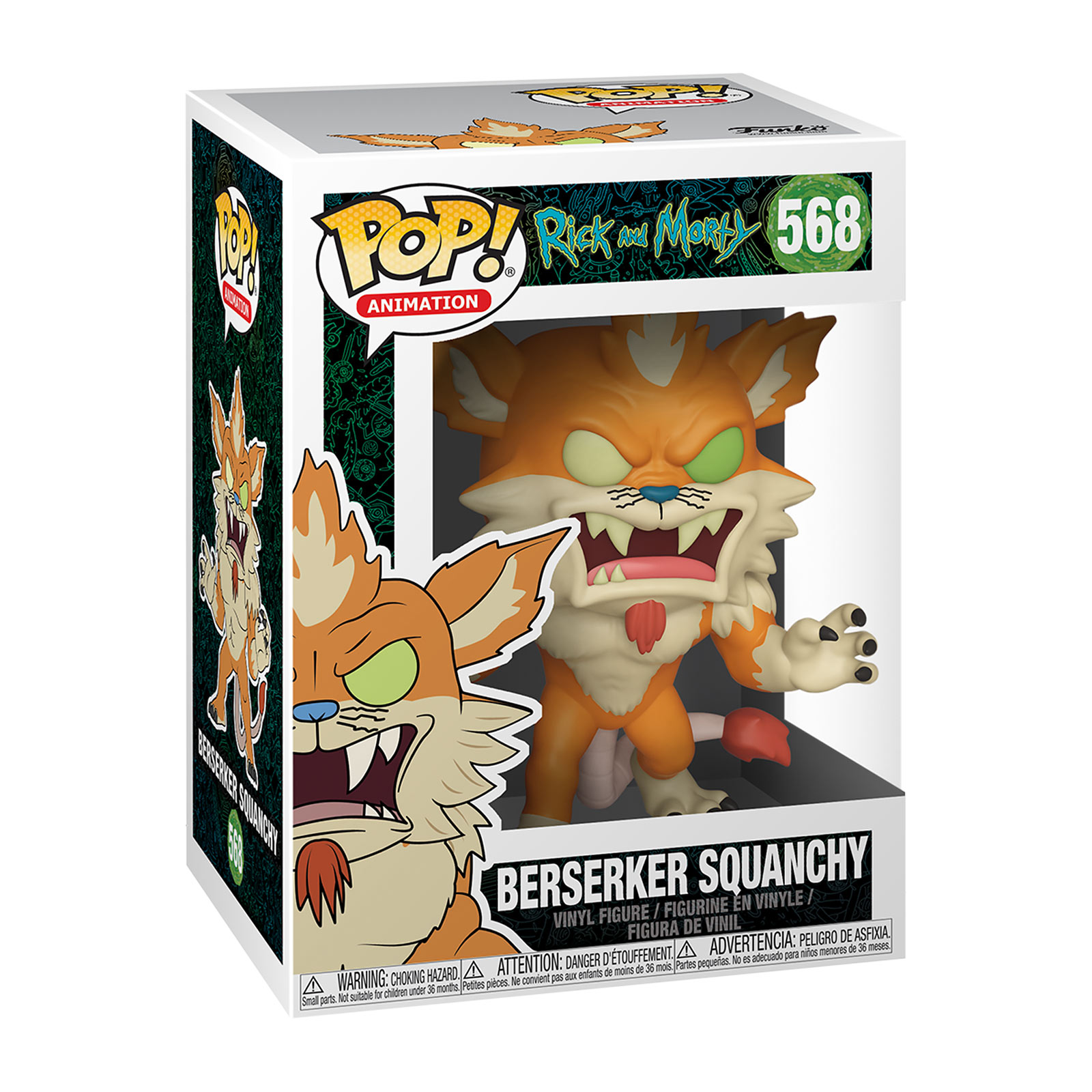 Rick and Morty - Berserker Squanchy Funko Pop Figurine