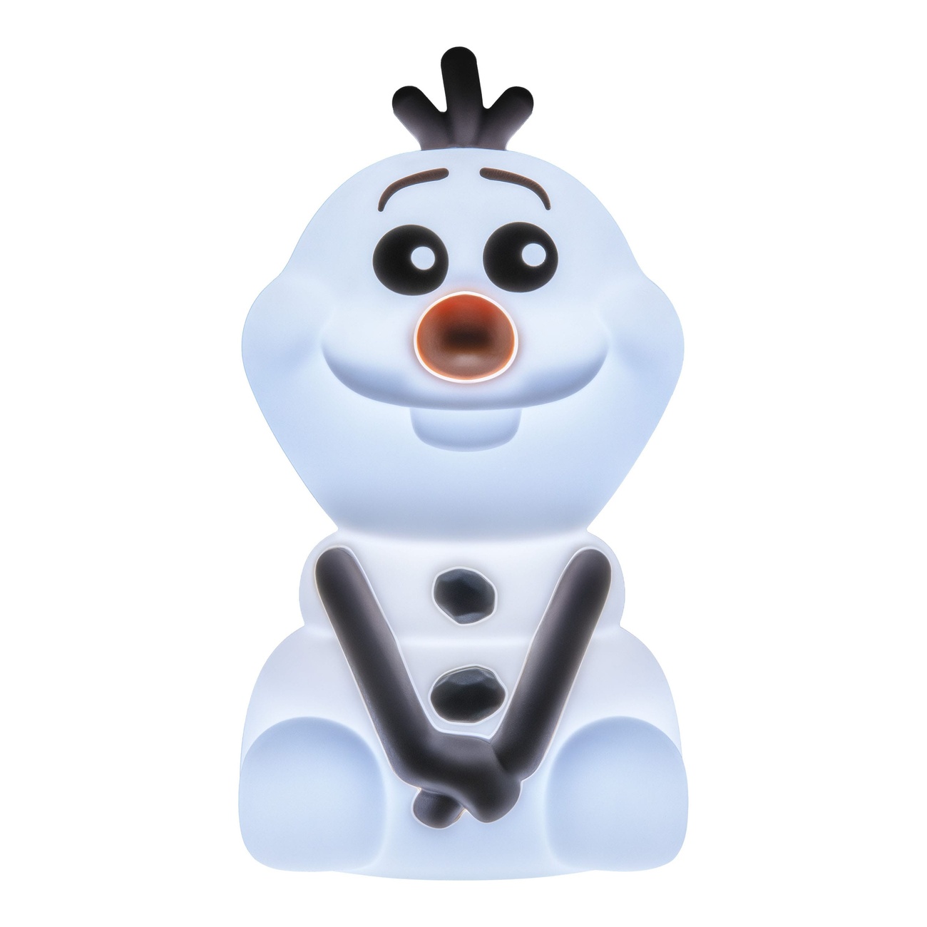 La Reine des Neiges Squishy Glo lampe en silicone Olaf 15 cm
