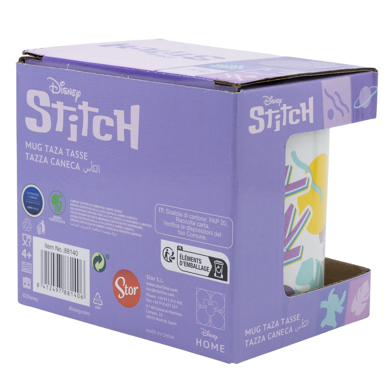 Lilo & Stitch Mug Hawaiian Flower 325 ml