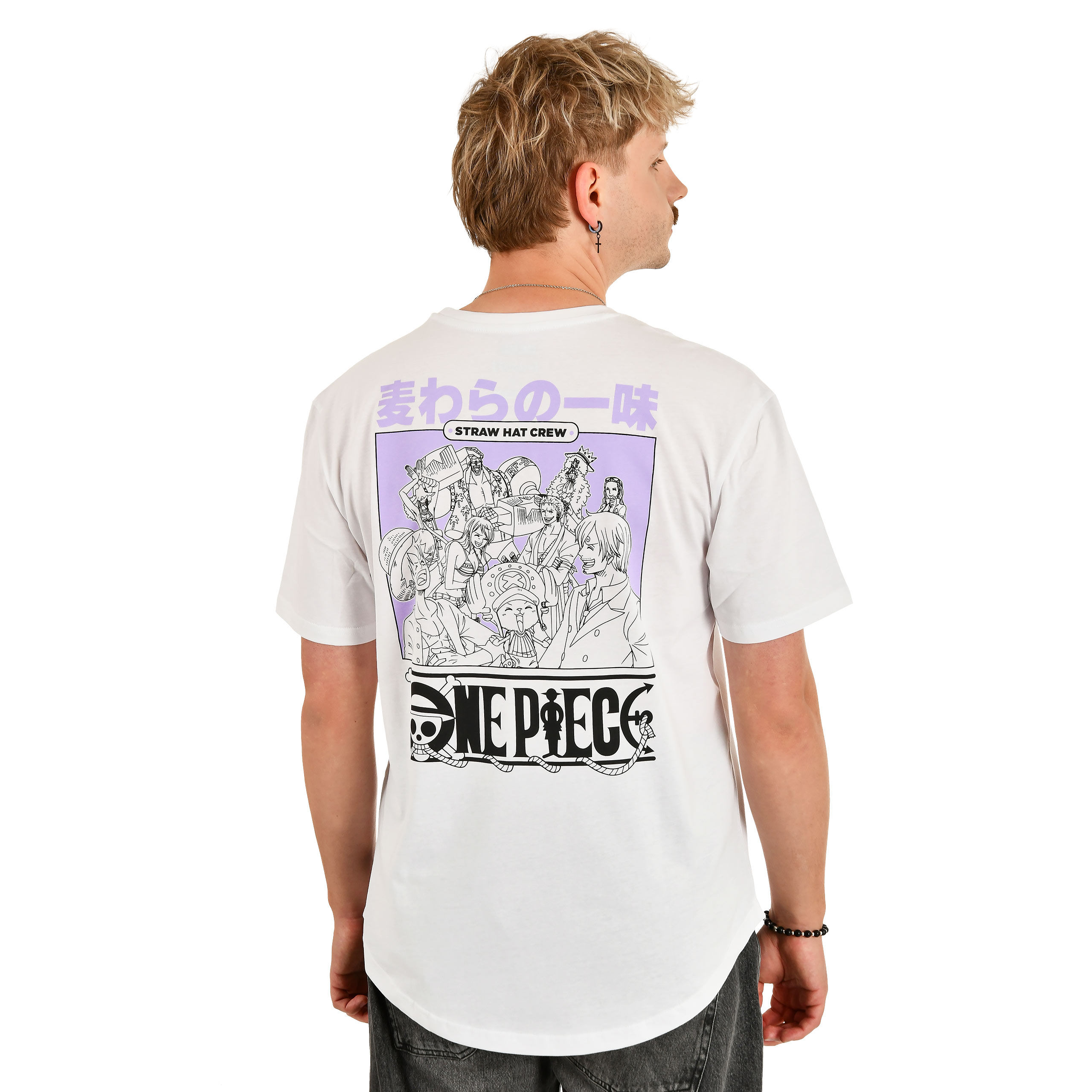 One Piece - Crew Capslab T-Shirt weiß