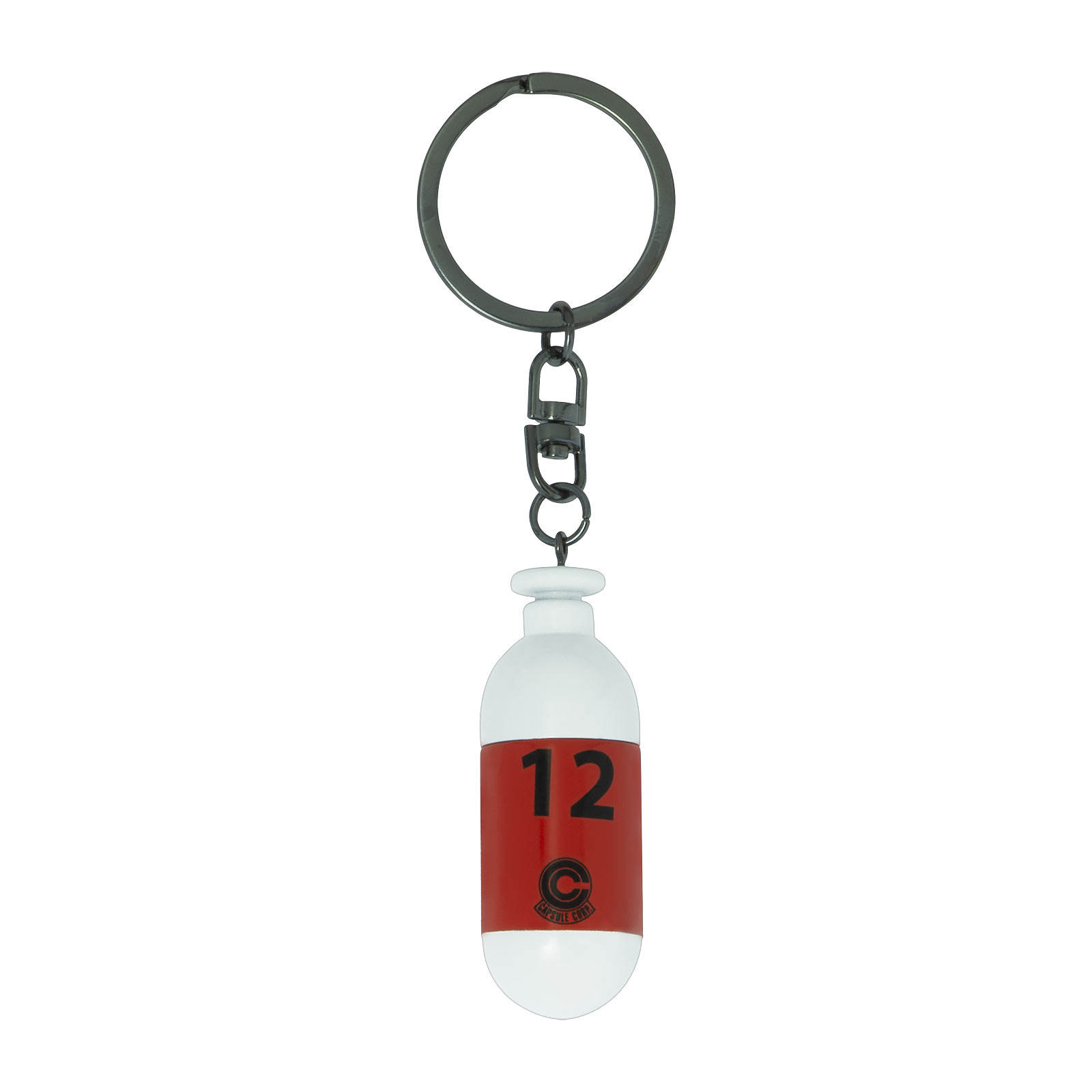 Dragon Ball Z - Capsule Corporation Keychain red
