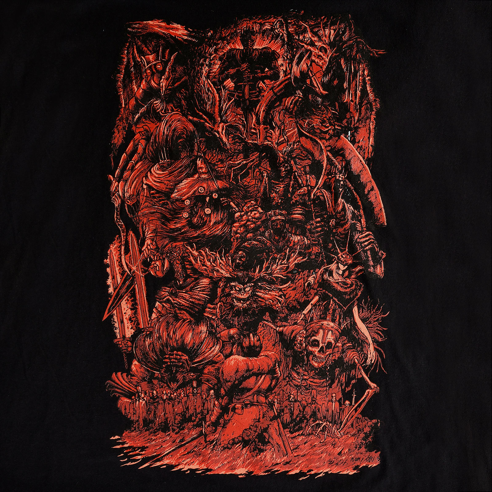 Dark Souls - T-shirt Berserker noir