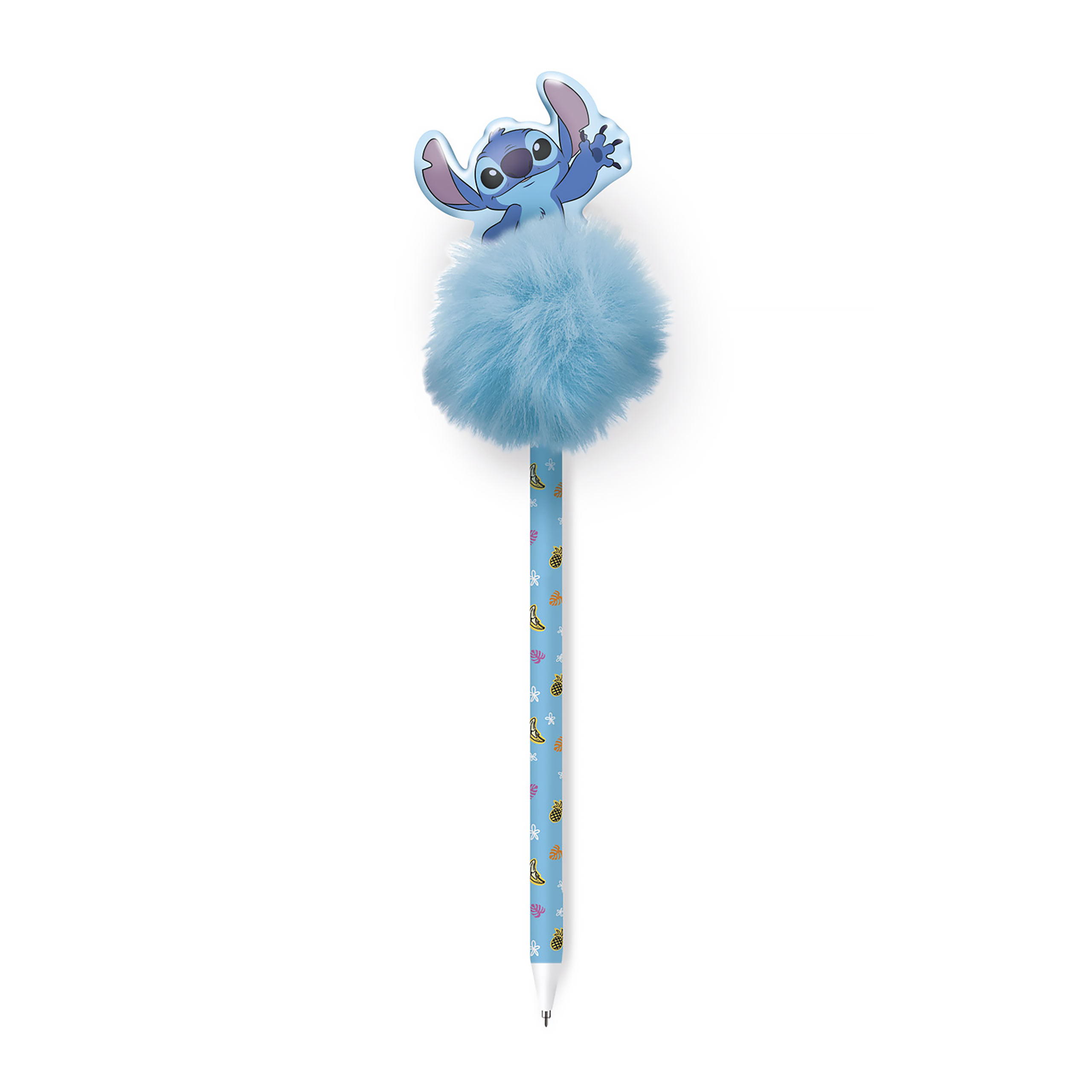 Stylo Bille Tropical Stitch avec Pompon - Lilo & Stitch