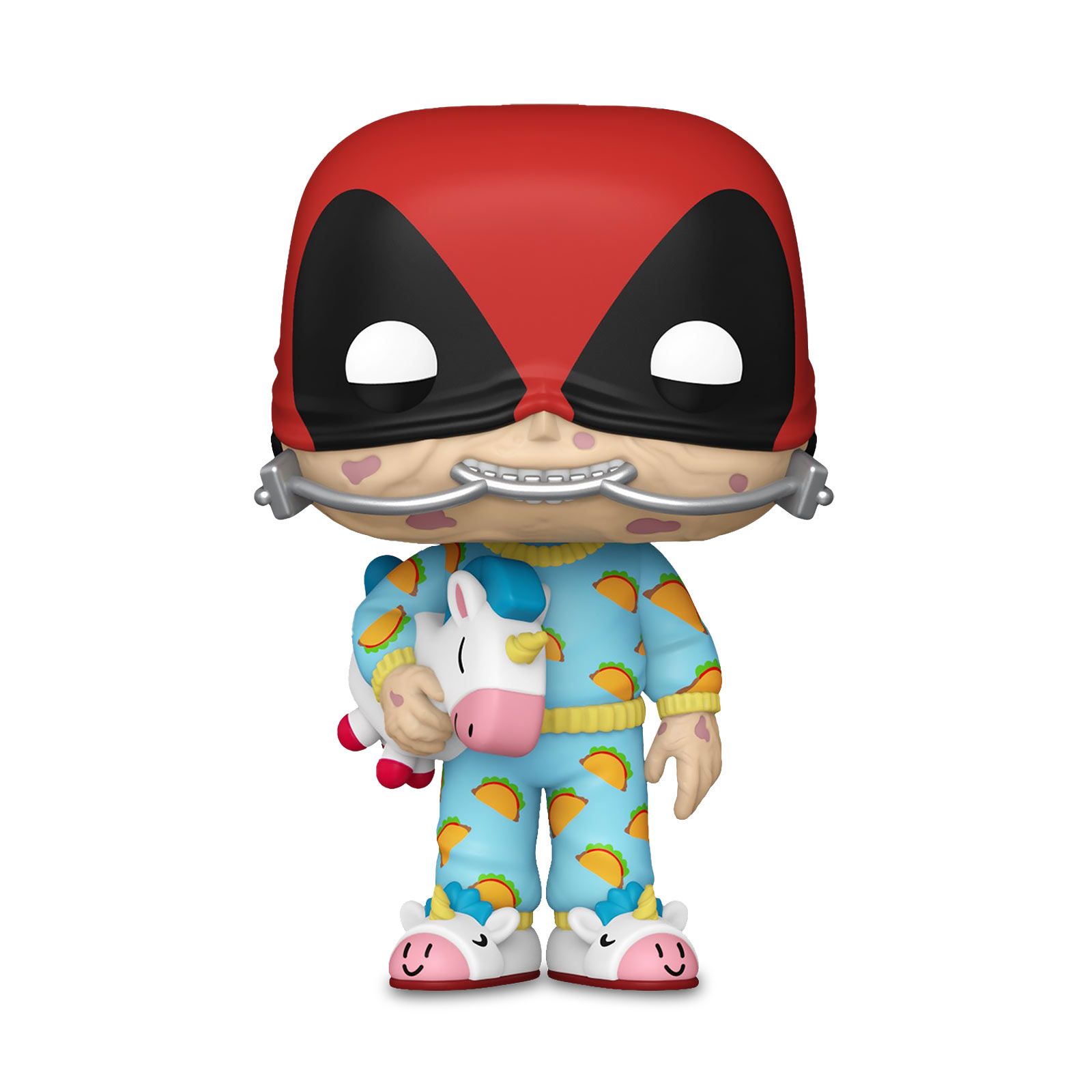 Deadpool im Pyjama Sleepover Funko Pop Wackelkopf-Figur