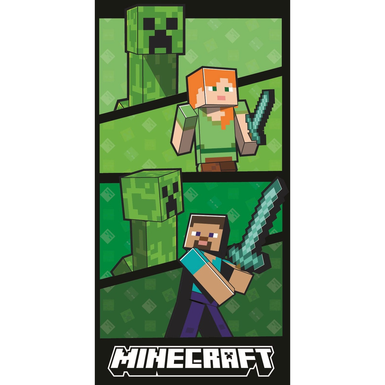 Toalla Minecraft Ver. 2 140 x 70 cm