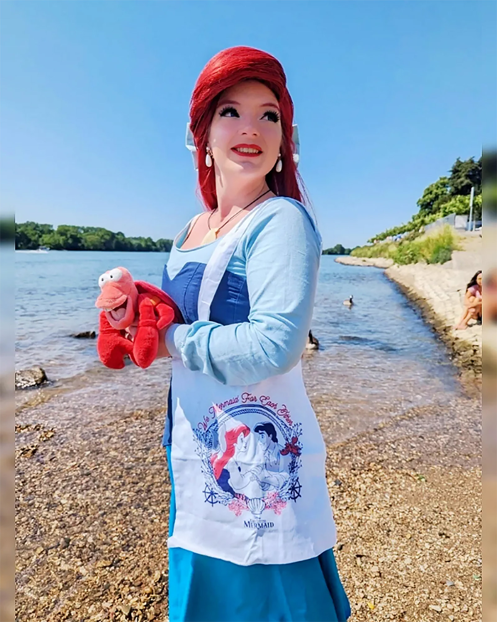 Ariel - We Mermaid for Each Other tote bag white