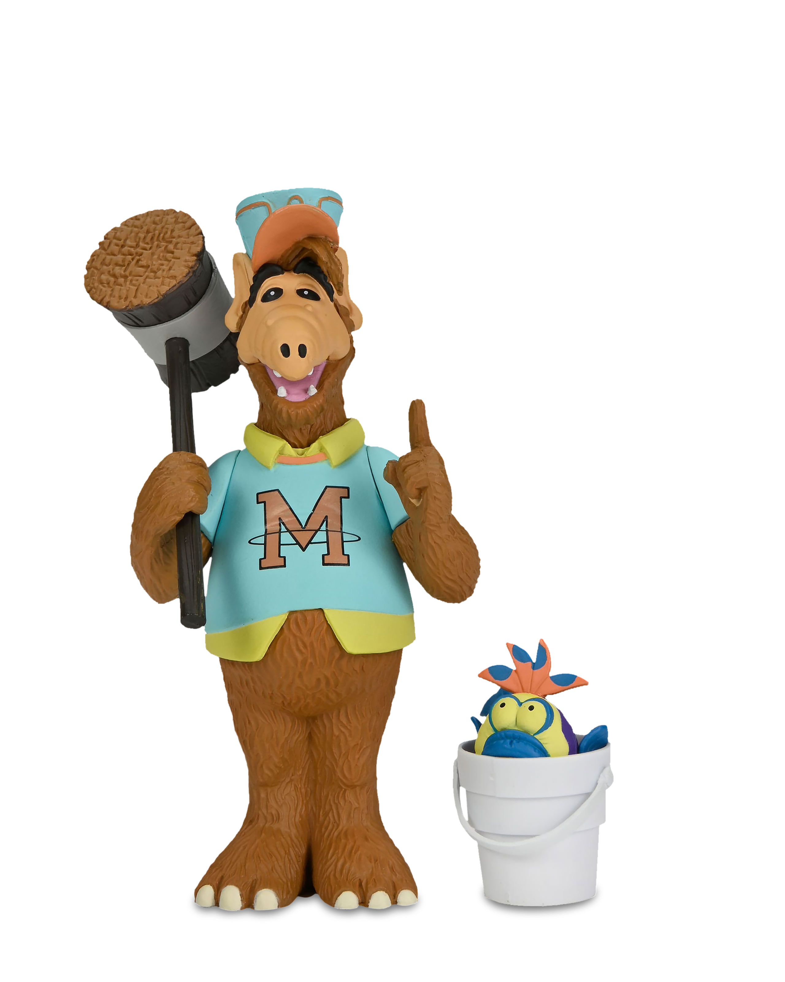 Alf mit Baseballschläger Figur