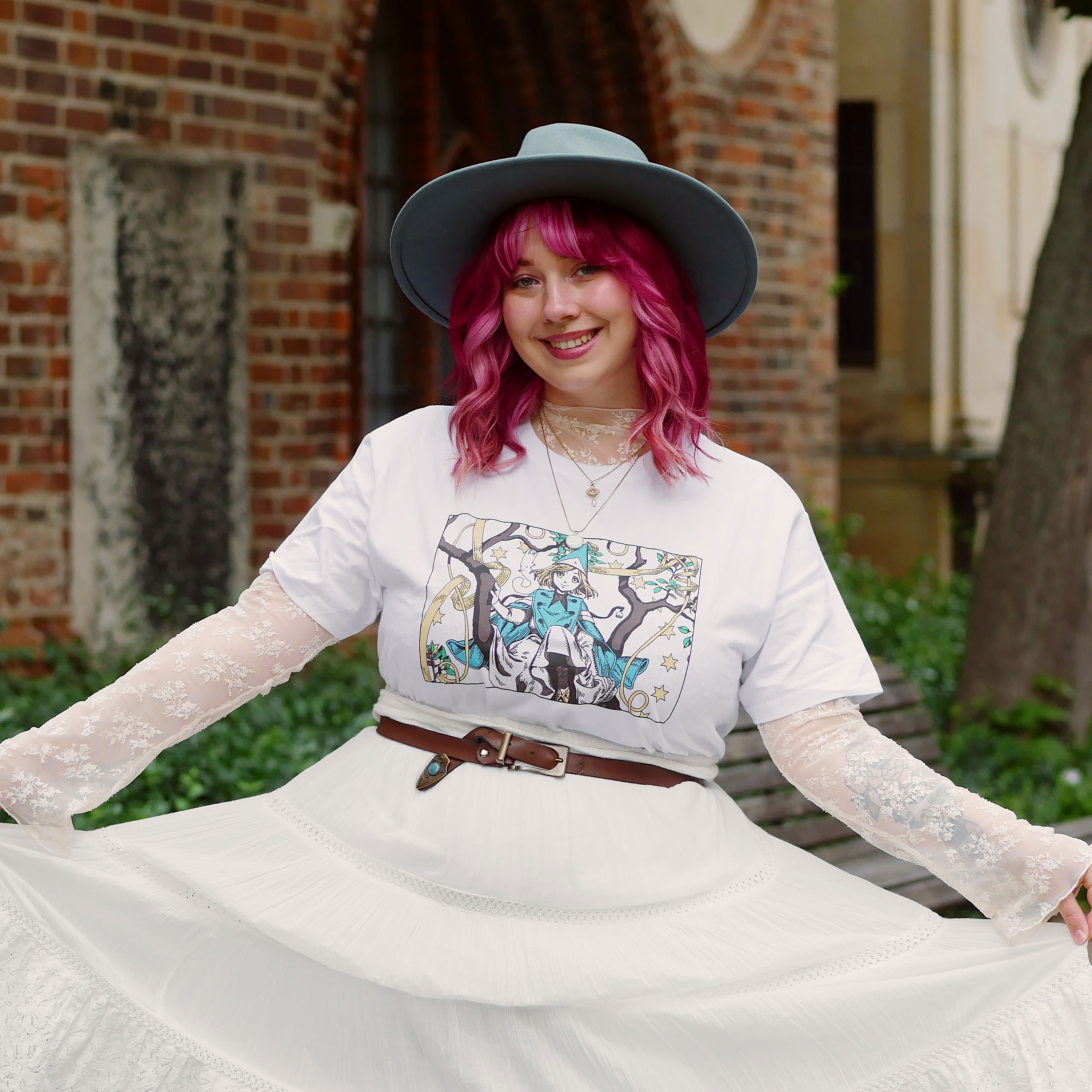 T-shirt for Coco and Atelier of Witch Hat Fans Limited Edition white