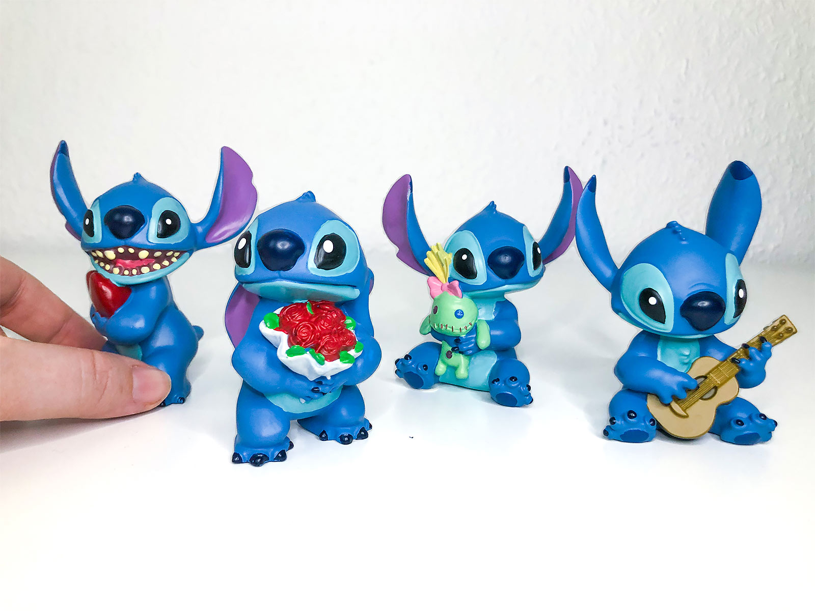 Lilo & Stitch - Stitch Figuur met Rozen