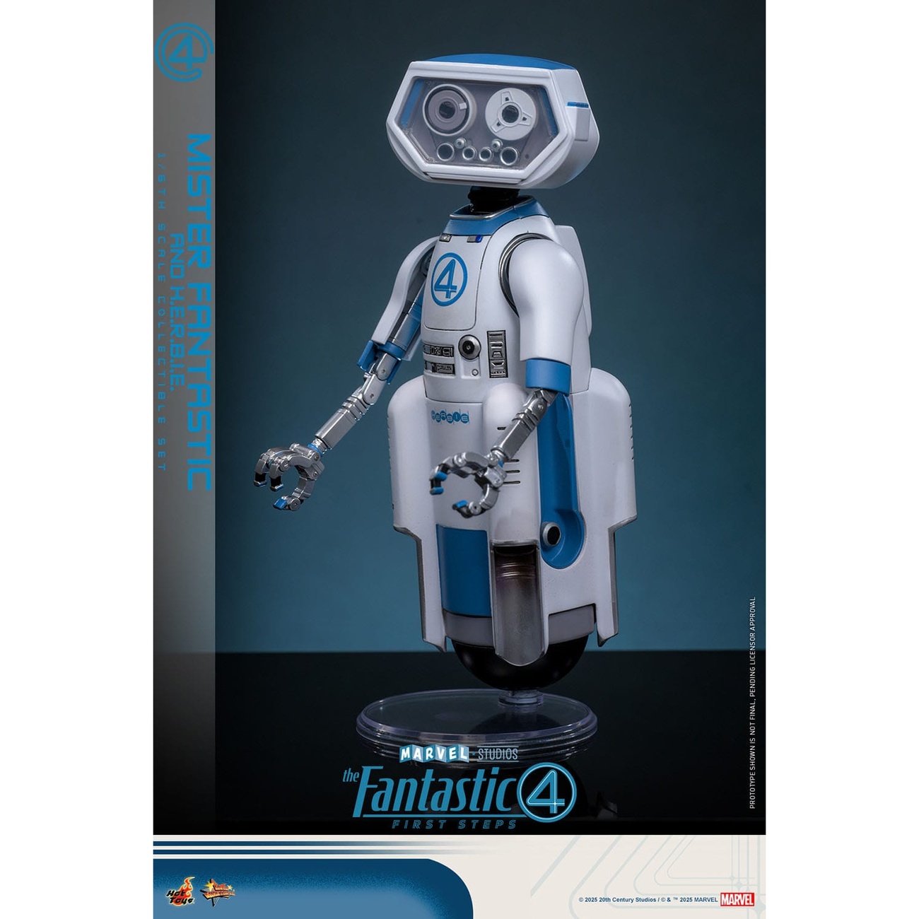 Les Quatre Fantastiques - Mister Fantastic & H.E.R.B.I.E. coffret de figurines d’action Masterpiece 1:6