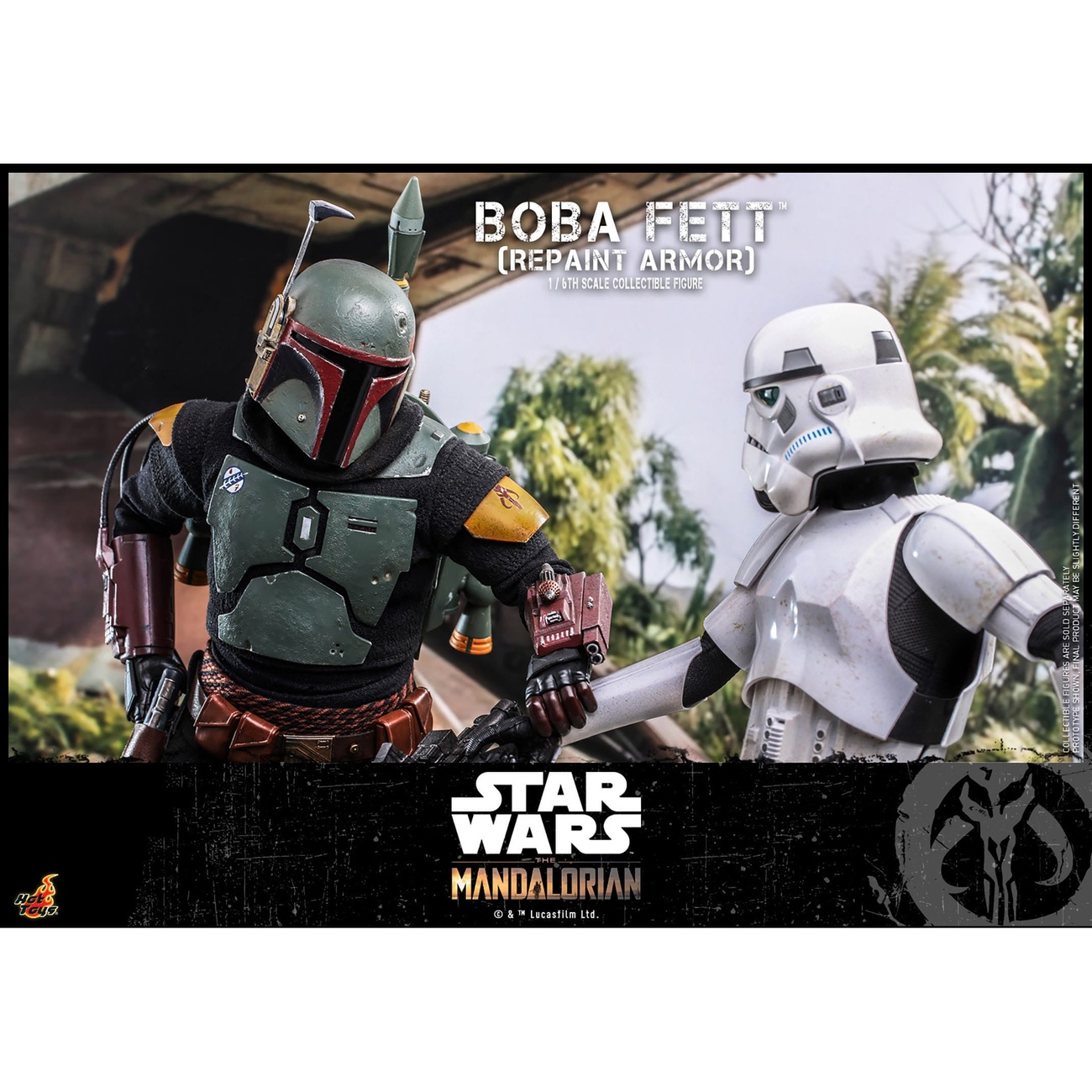 Star Wars: The Mandalorian – Boba Fett Action Figure 1:6 Repaint Armor Special Edition