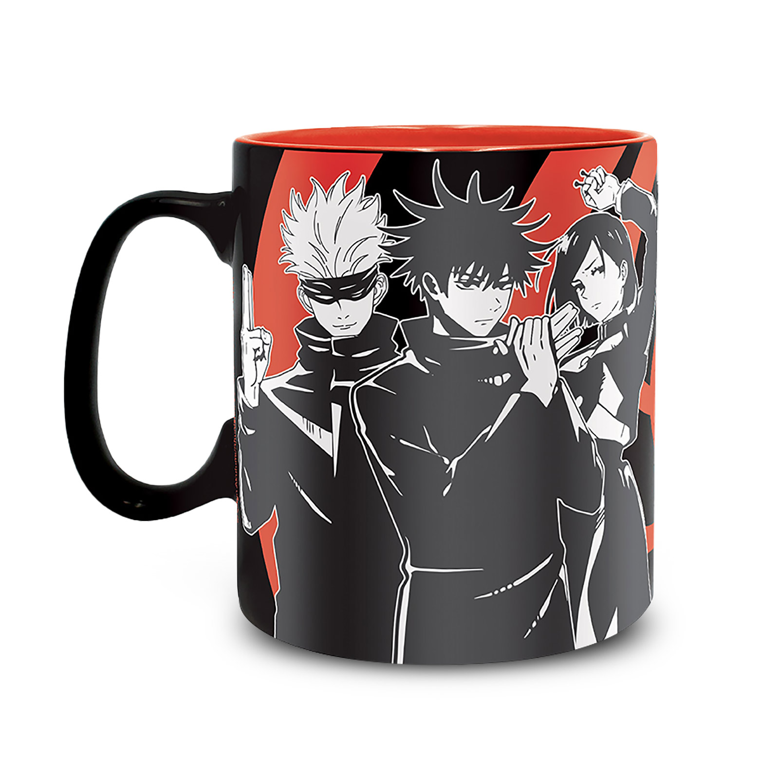 Jujutsu Kaisen - Taza en blanco y negro del grupo